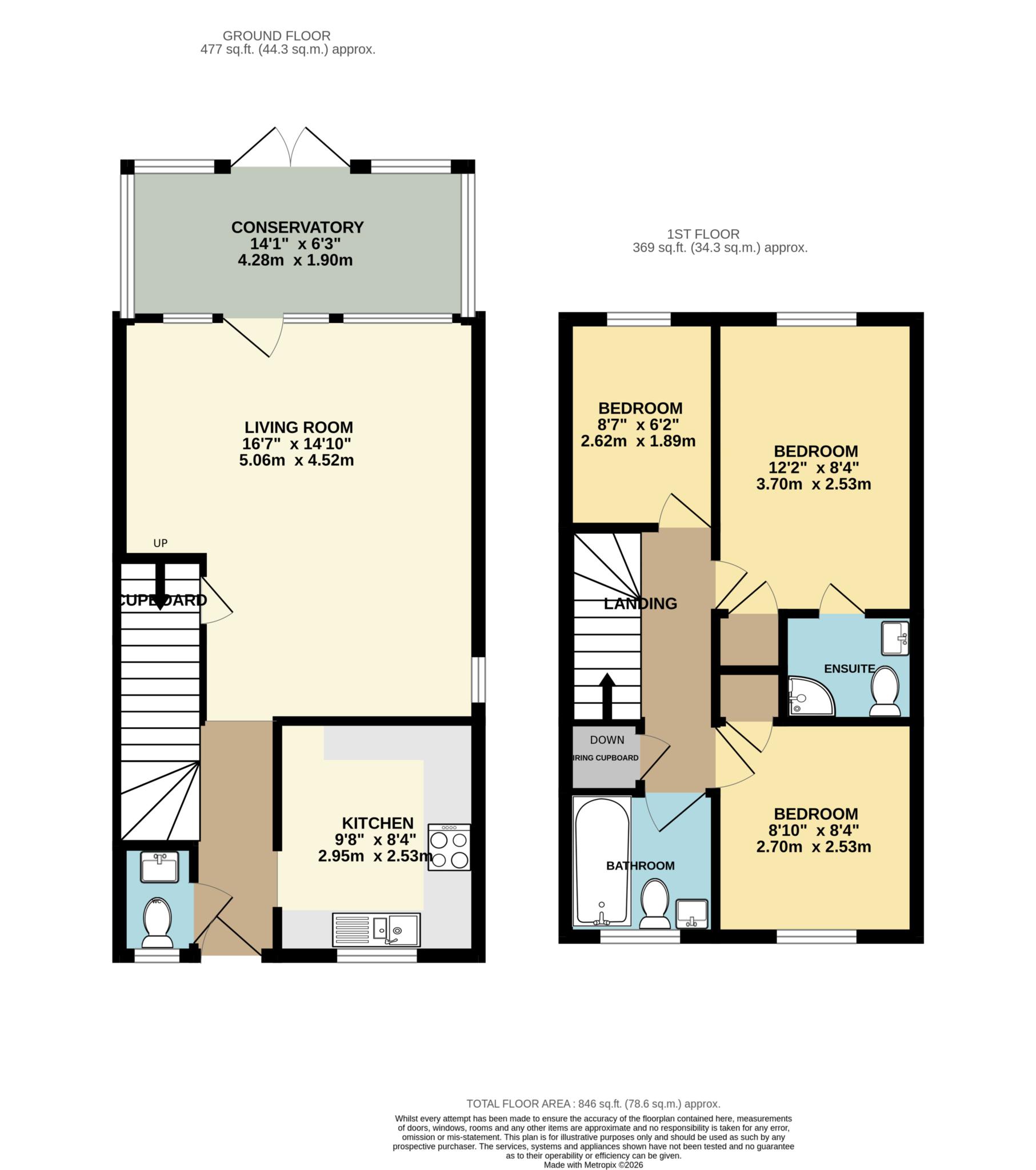 10 Rushmon Villas, Cavendish Road, New Malden floorplan