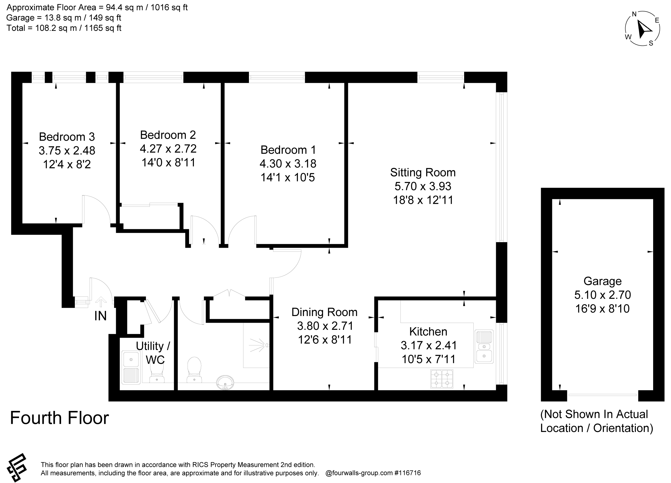 Marlborough Court, Newnham floorplan