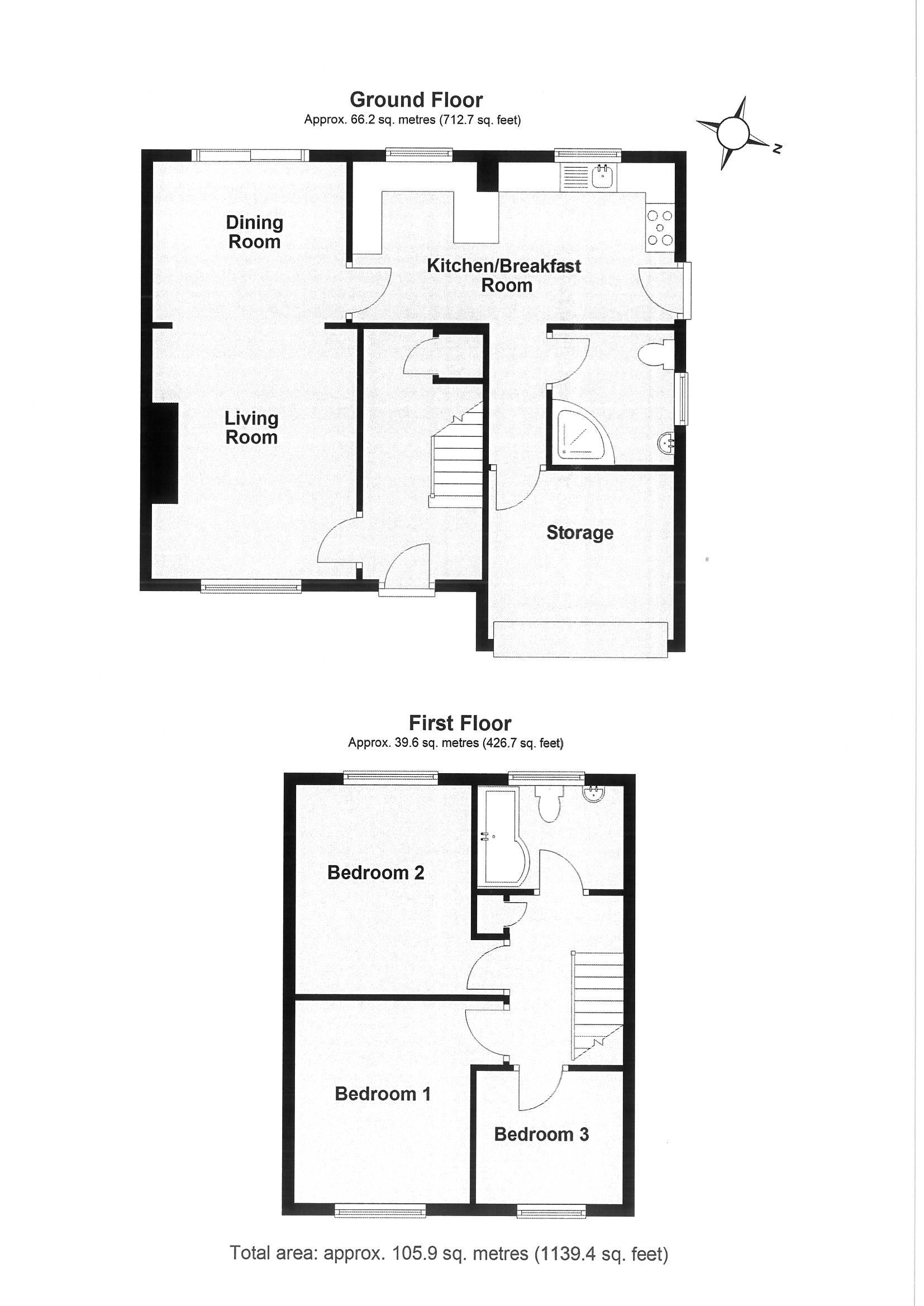 1, Adams Way, Berry Hill floorplan