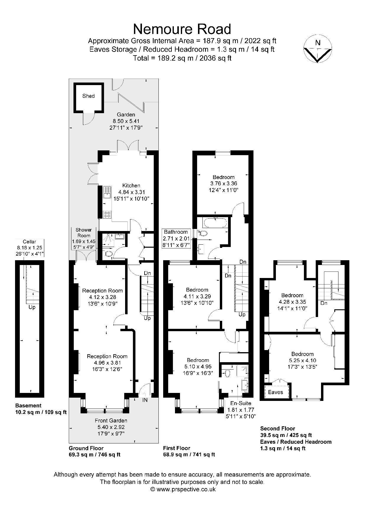 23, Nemoure Road, London floorplan