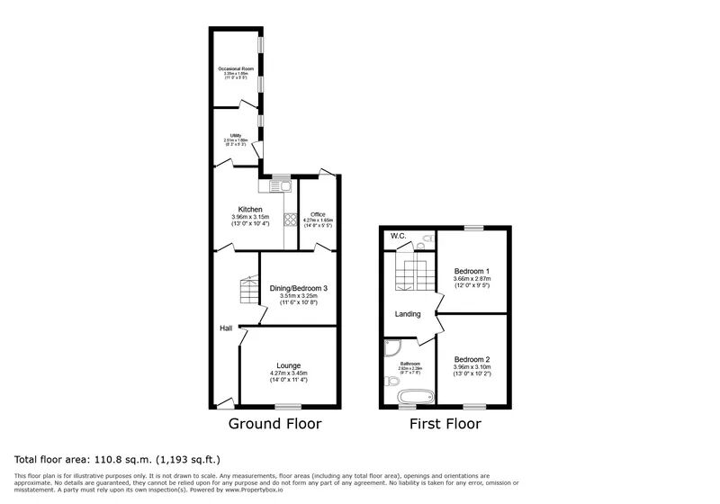 1, Osborne Street, NEWTON ABBOT floorplan