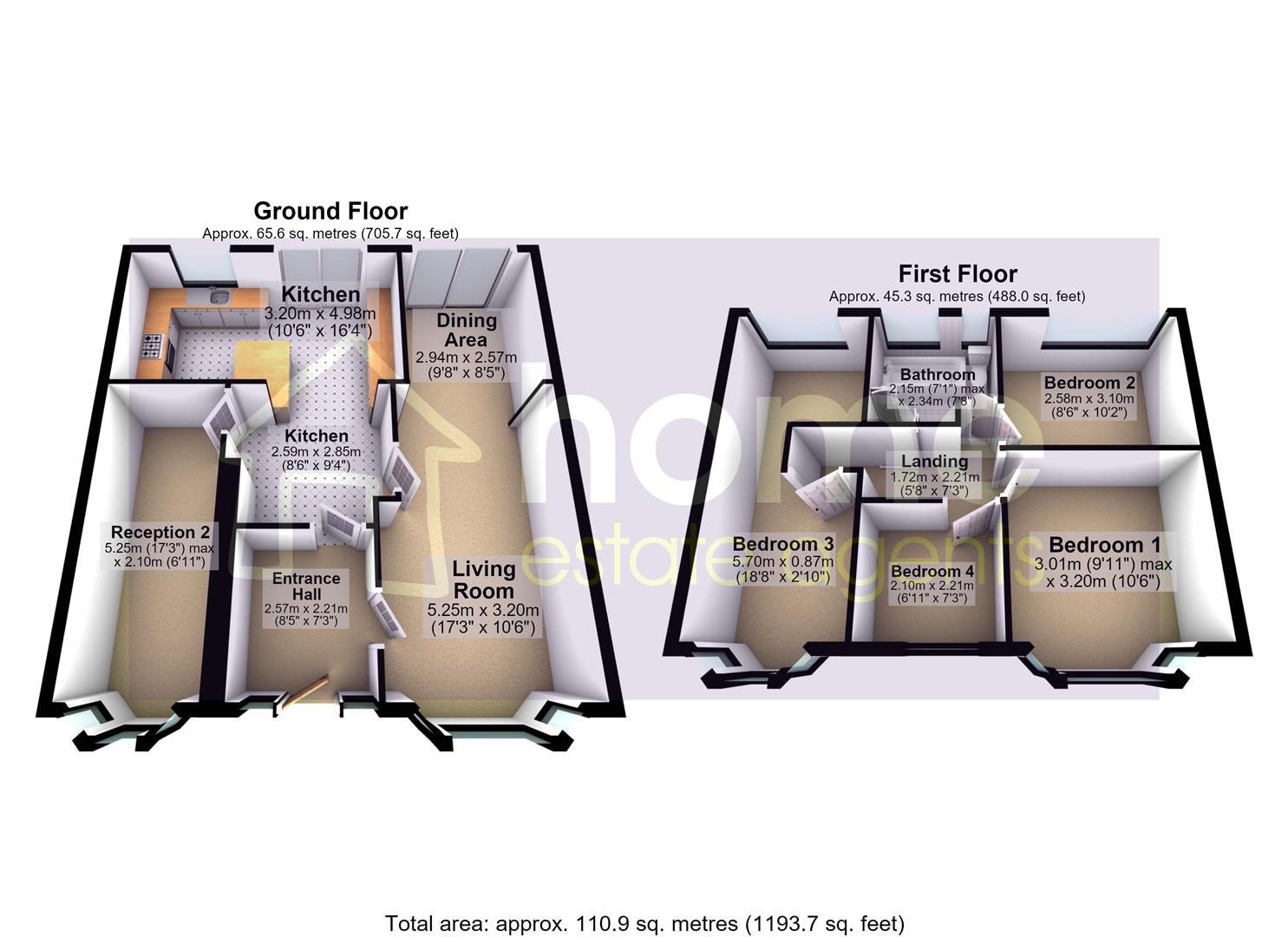 Melton Avenue, Manchester floorplan