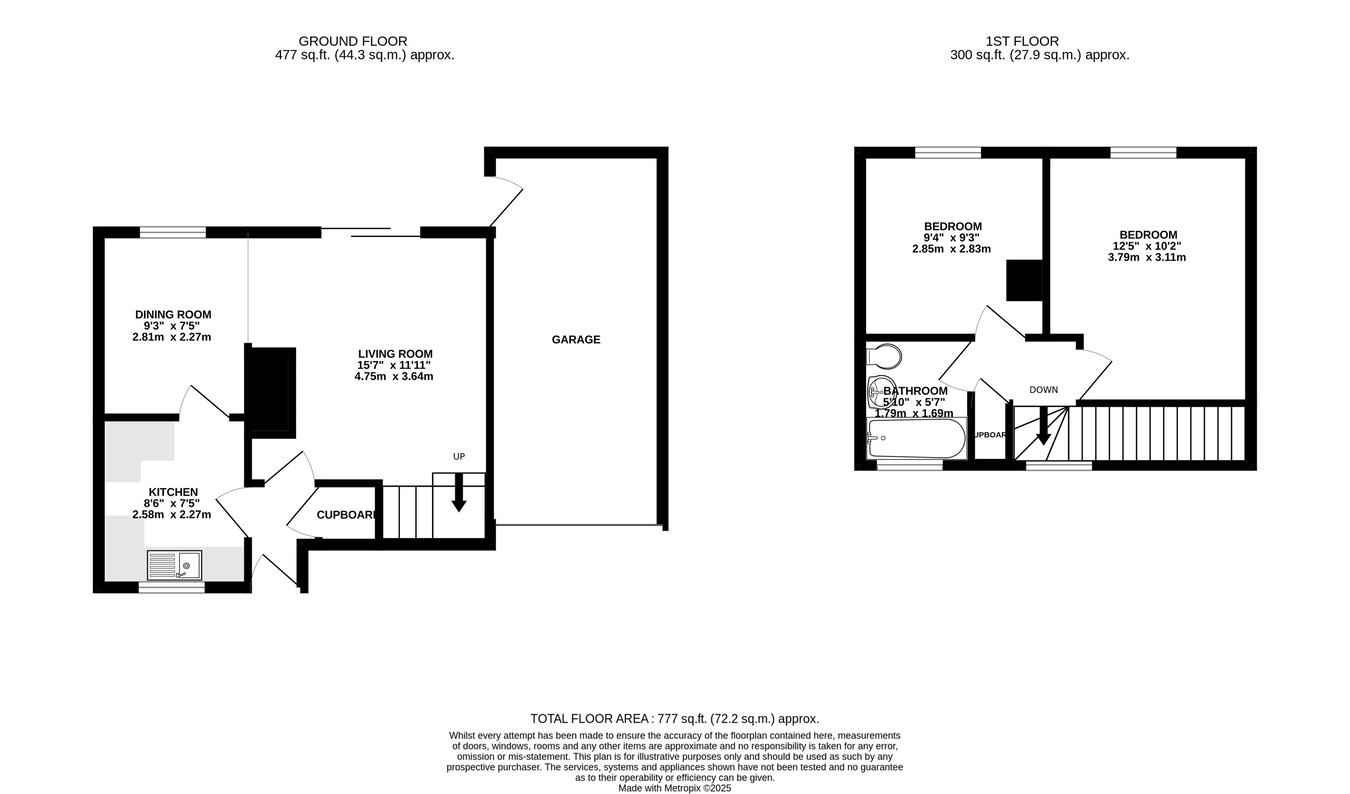 82, Pontwilym, Brecon floorplan