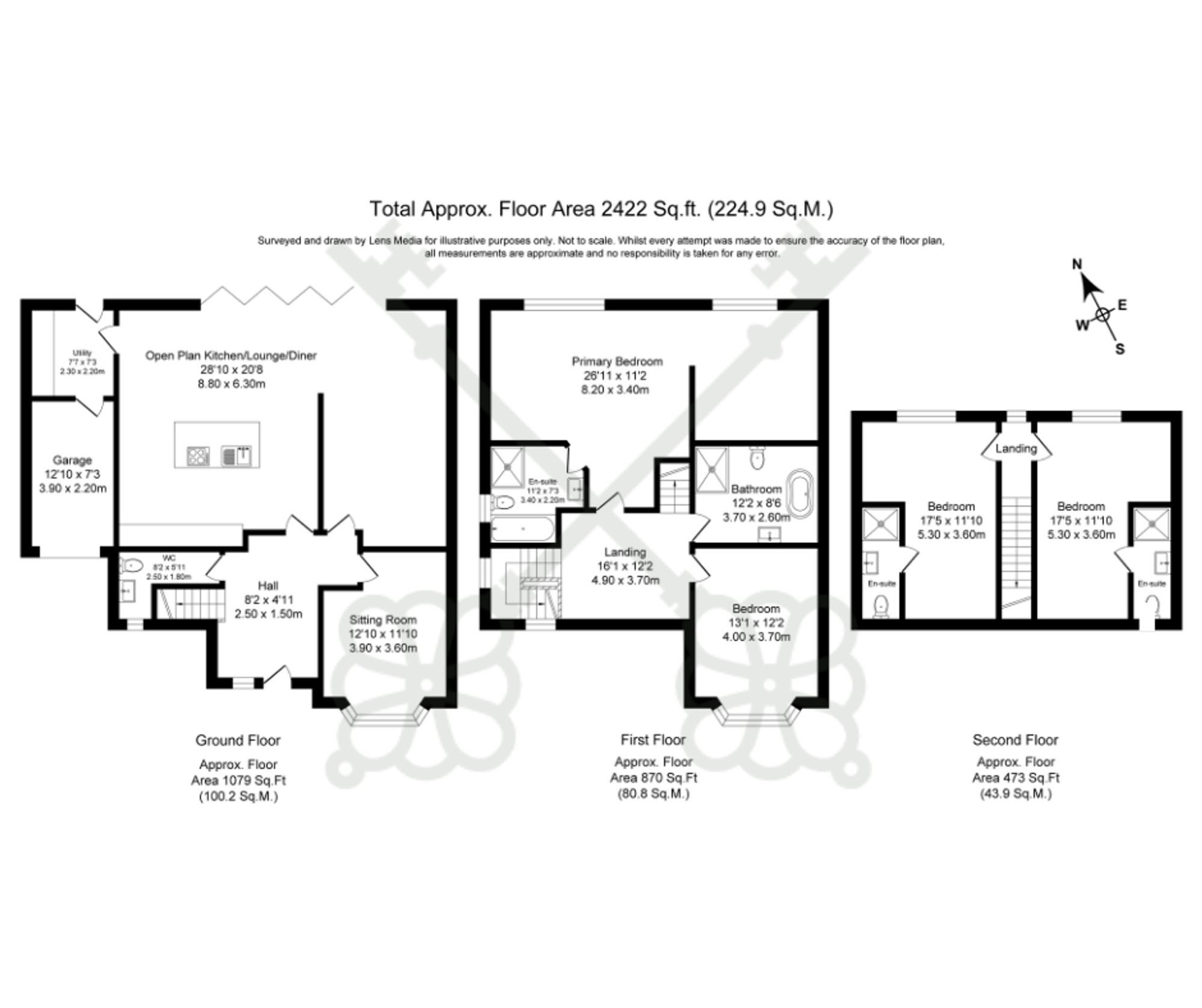 122 Albert Road West, Bolton floorplan