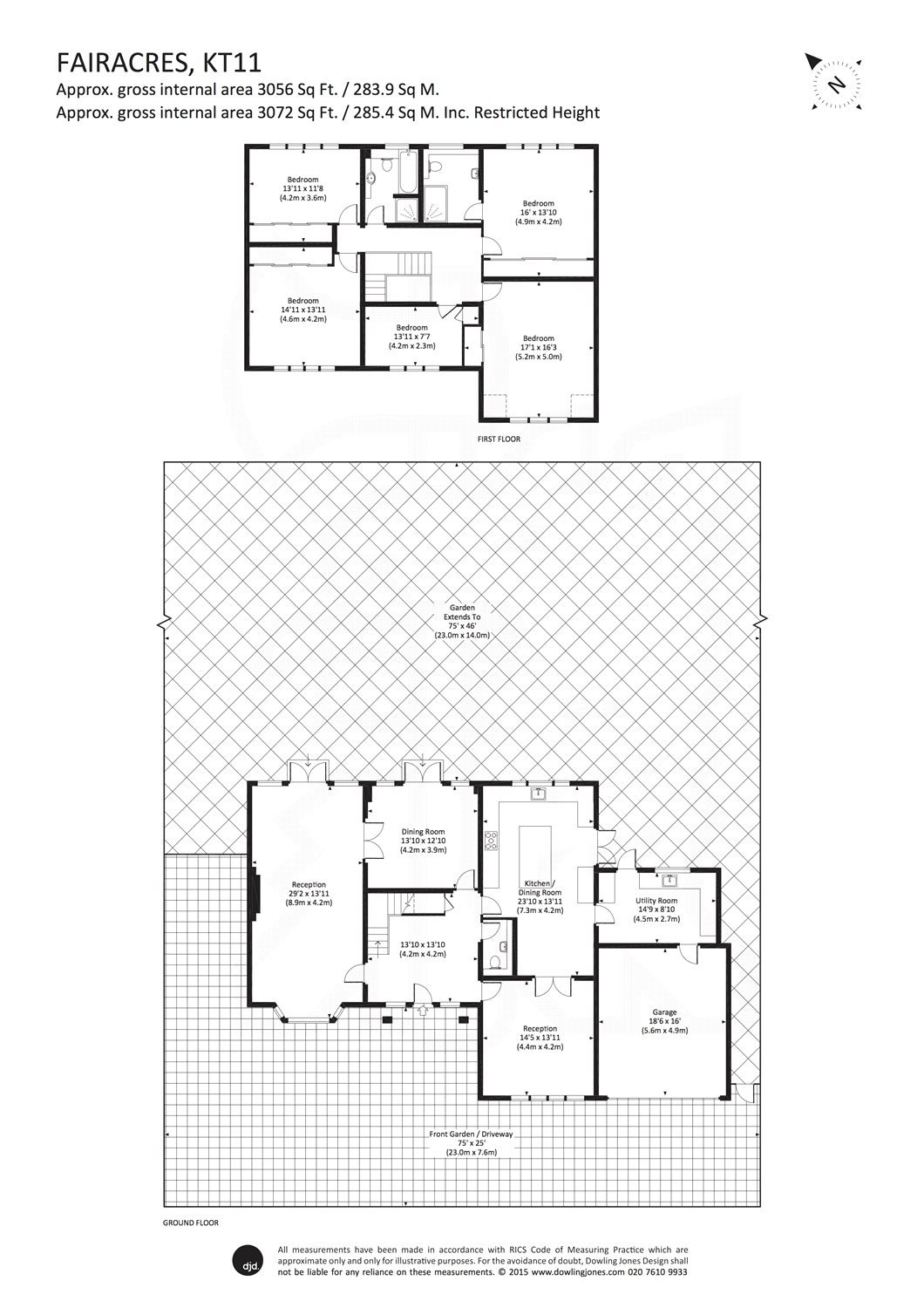 5 Bedrooms Detached house to rent in Fairacres, Cobham, Surrey KT11