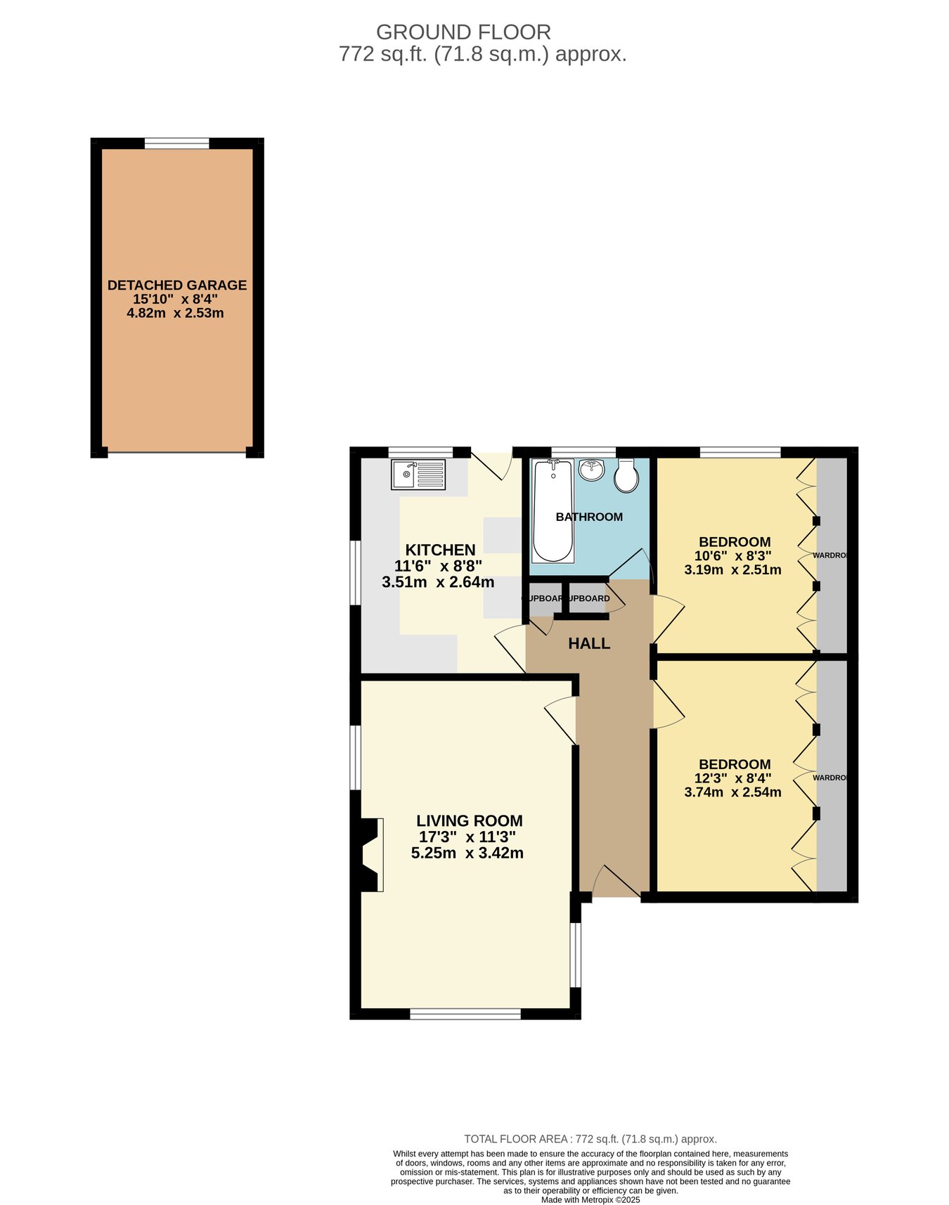 3, Deans Close, Bexhill-on-Sea floorplan