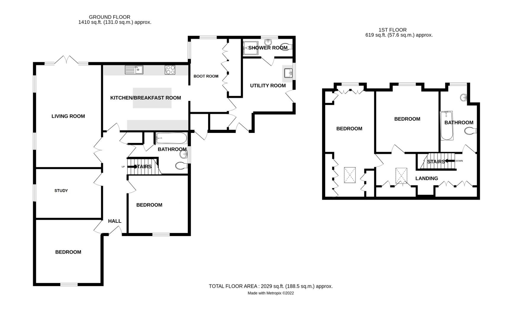 5, Windmill Meadows, Dunmow floorplan