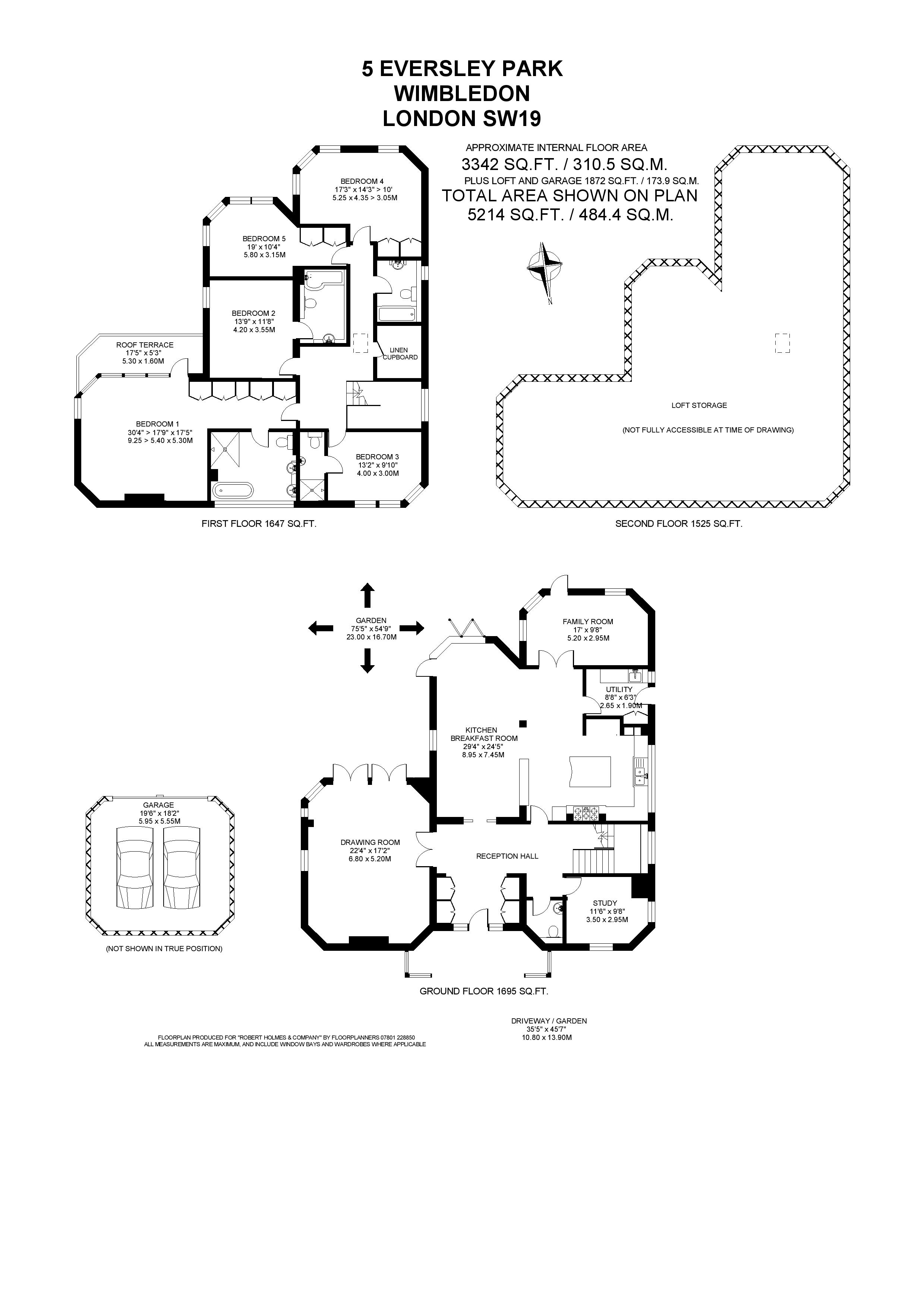 5, Eversley Park, Wimbledon Common floorplan