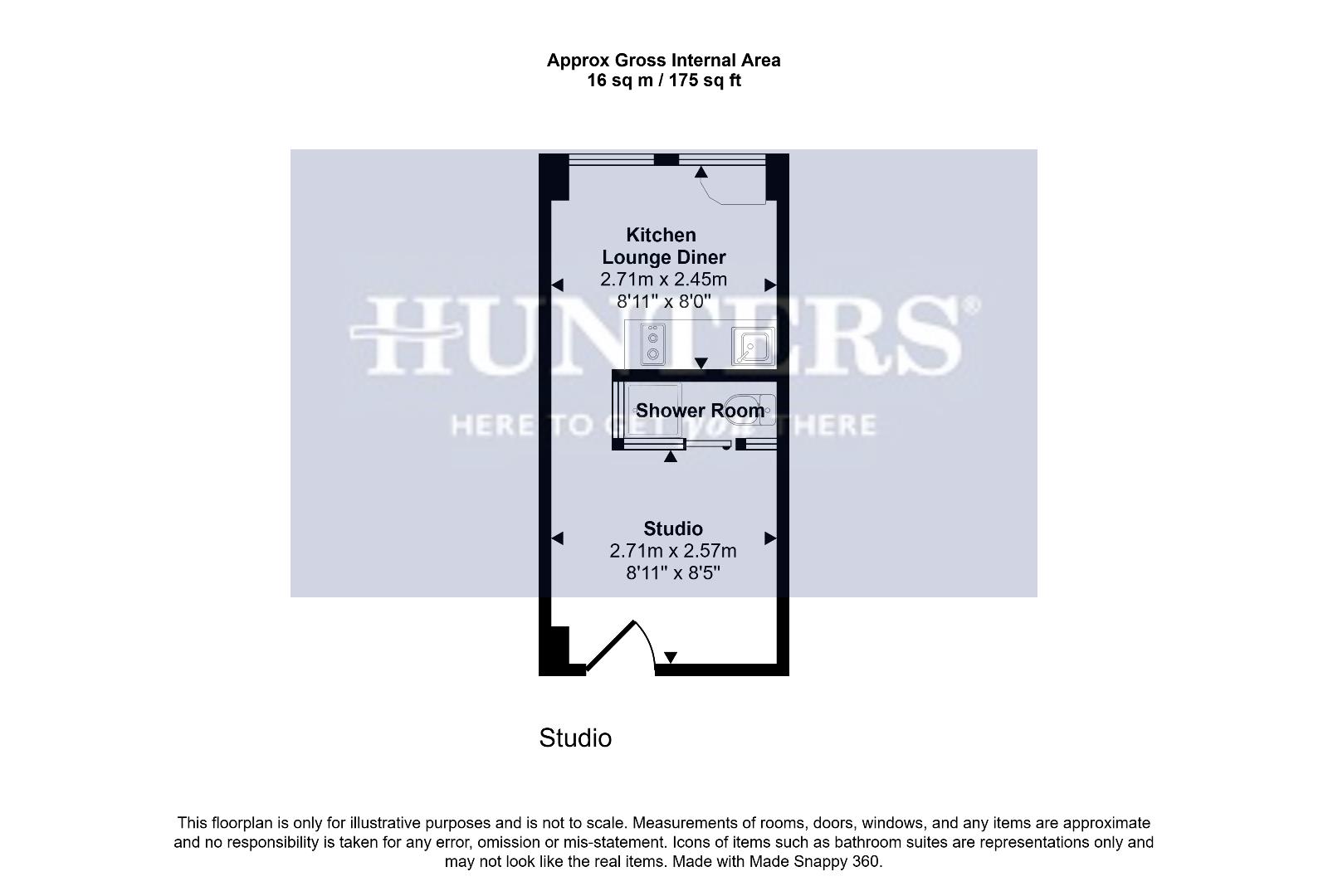 Flat 504 Sunbridge Halls, 178 Sunbridge Road, Bradford floorplan