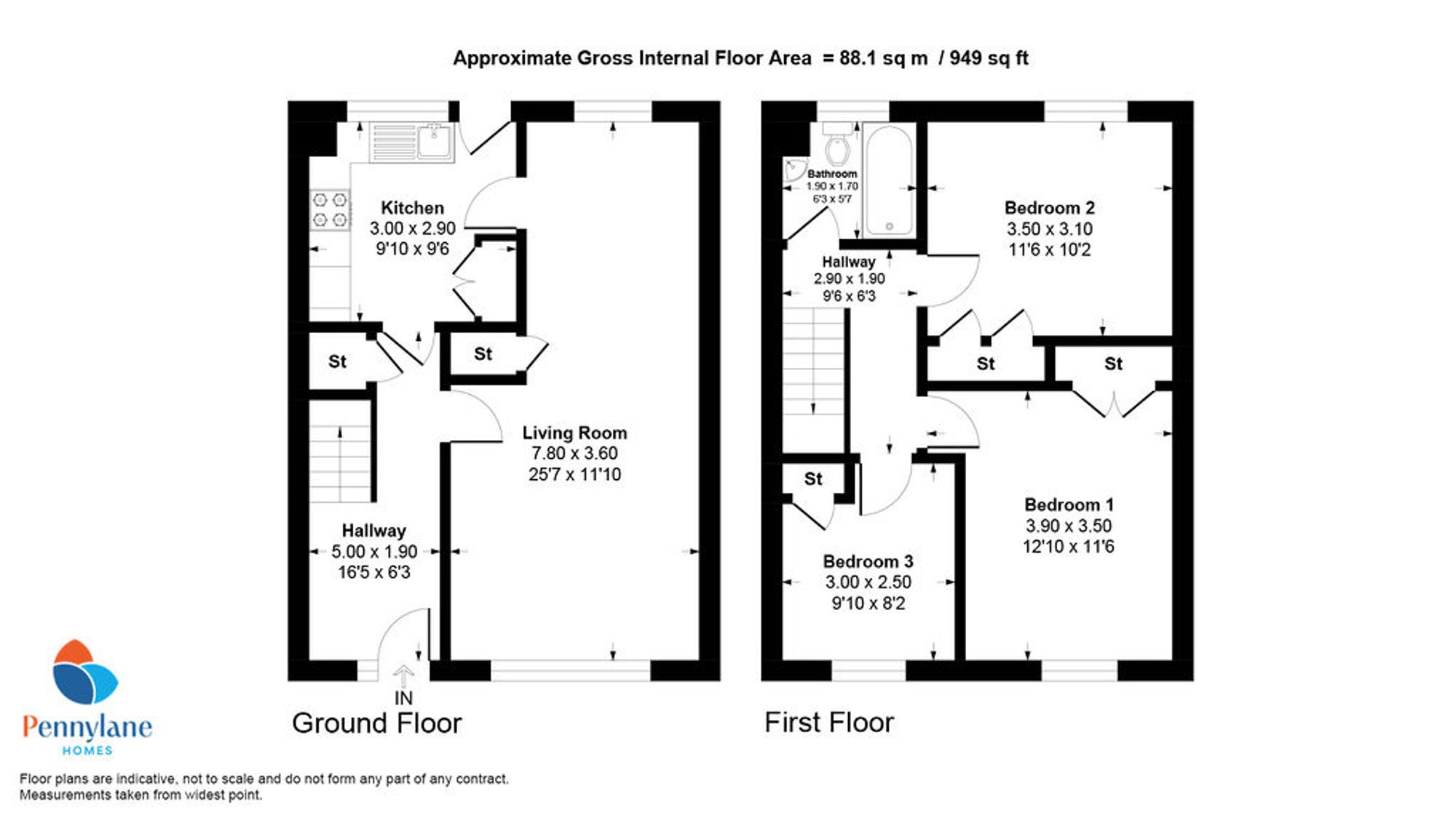14 Dakota Way, Renfrew floorplan