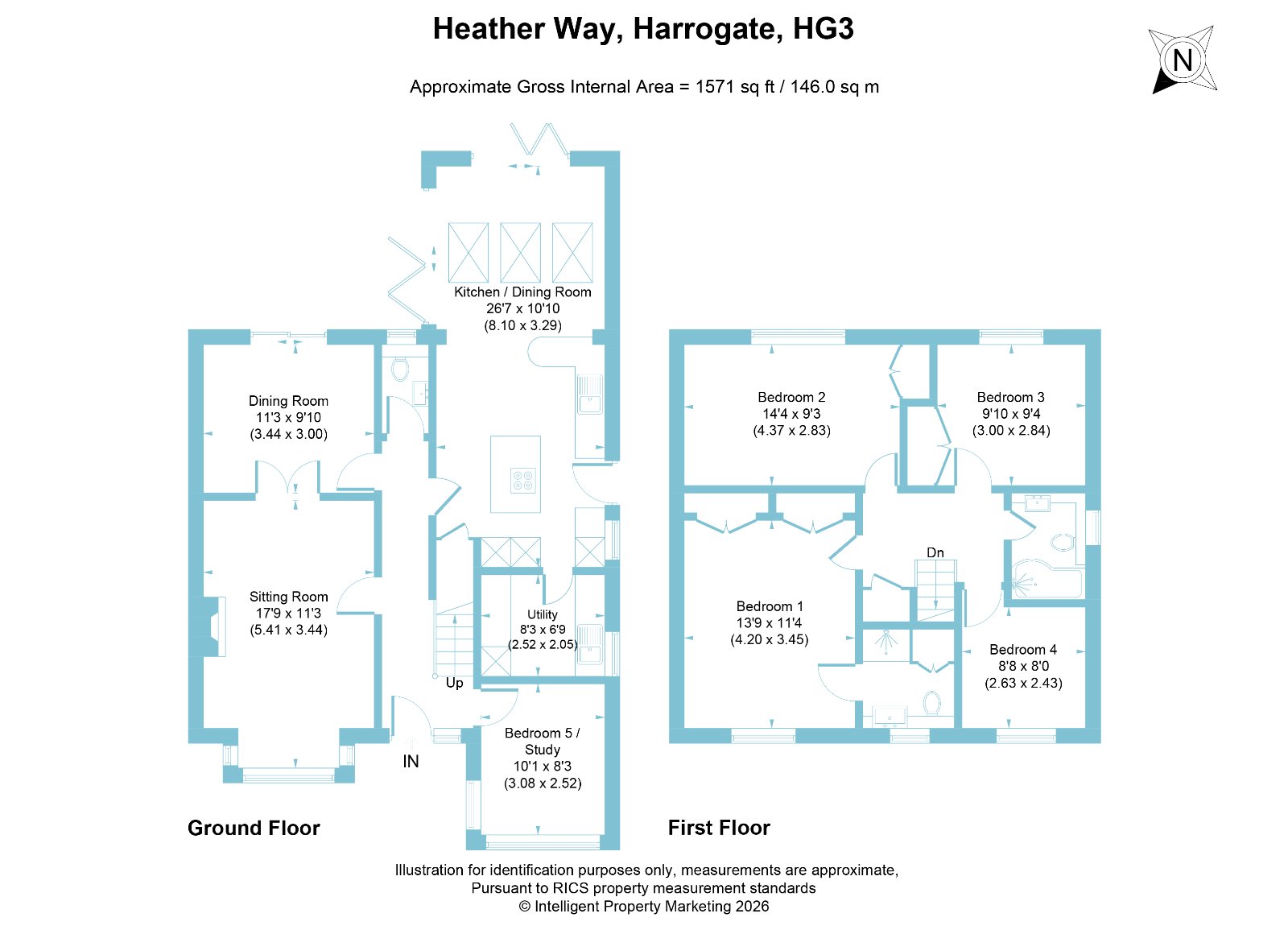 9, Heather Way, North Yorkshire floorplan