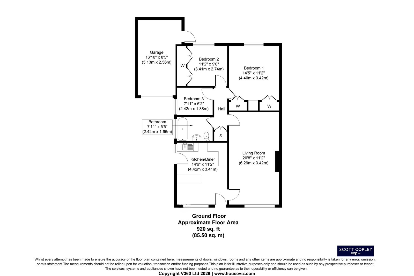 8, Hillcroft Close, Pontefract floorplan