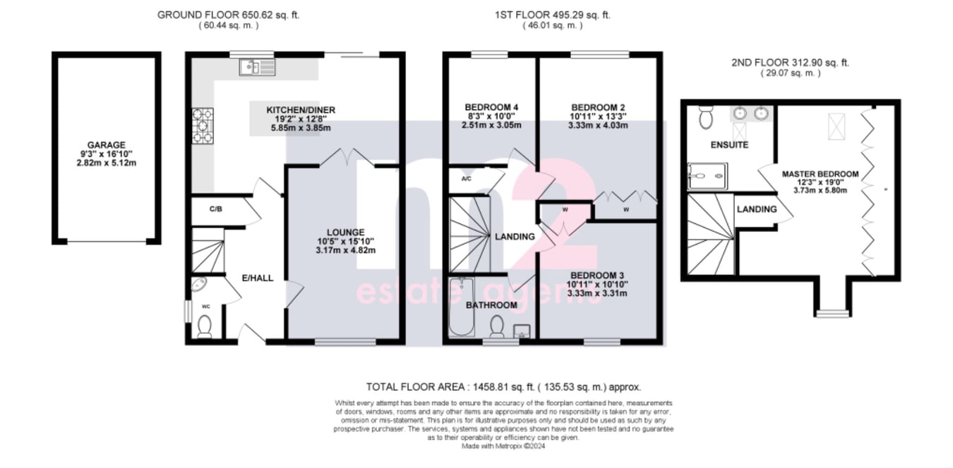 8, Penywaun Close, Blackwood floorplan