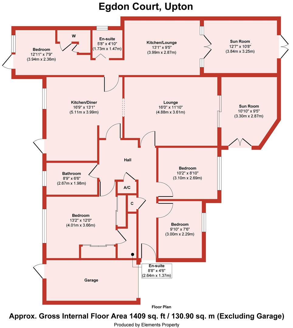 3, Egdon Court, Poole floorplan