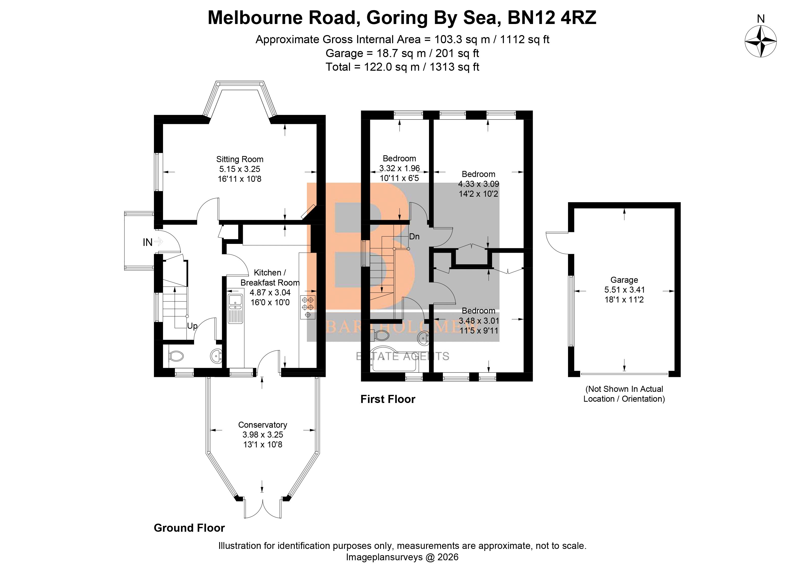 40, Melbourne Road, Worthing floorplan