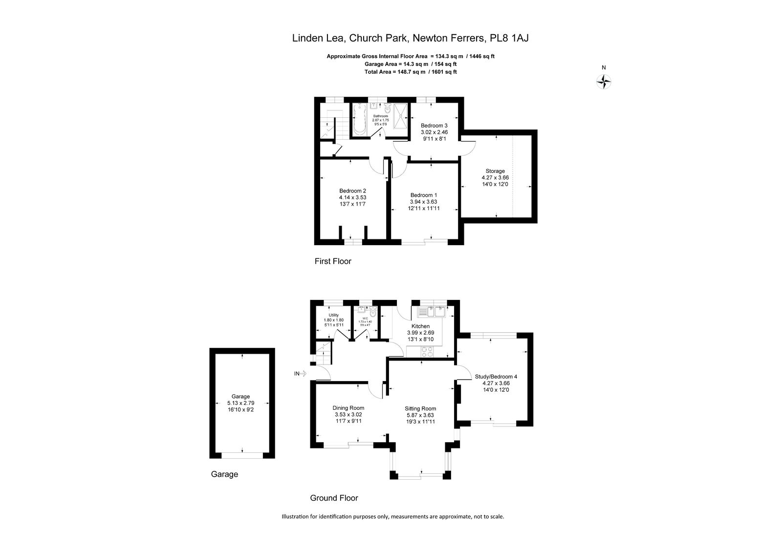 Linden Lea, Church Park, Plymouth floorplan