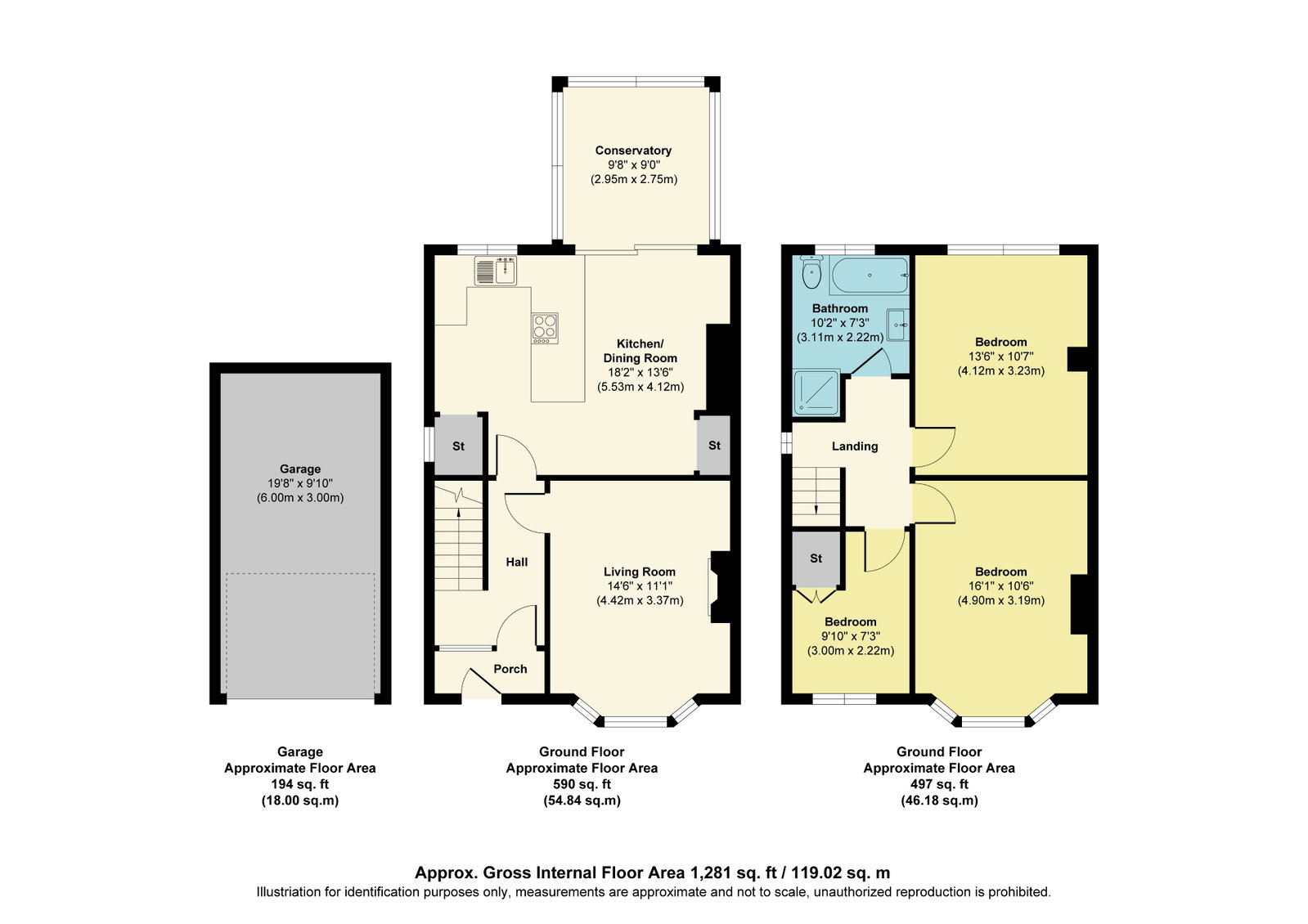 350, Wood Lane, Leeds floorplan