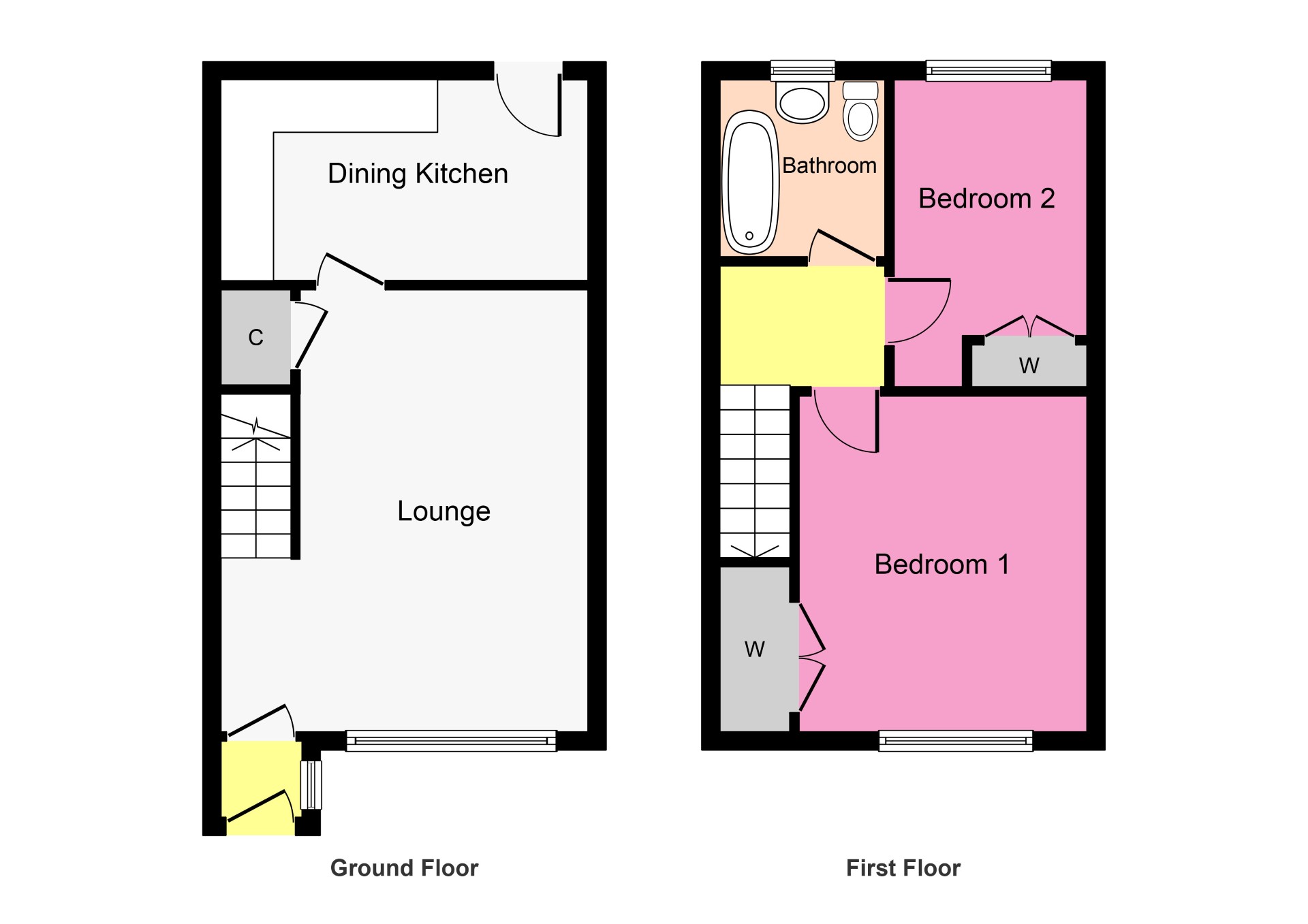 Easterhill Street, Tollcross, Glasgow G32, 2 bedroom terraced house for