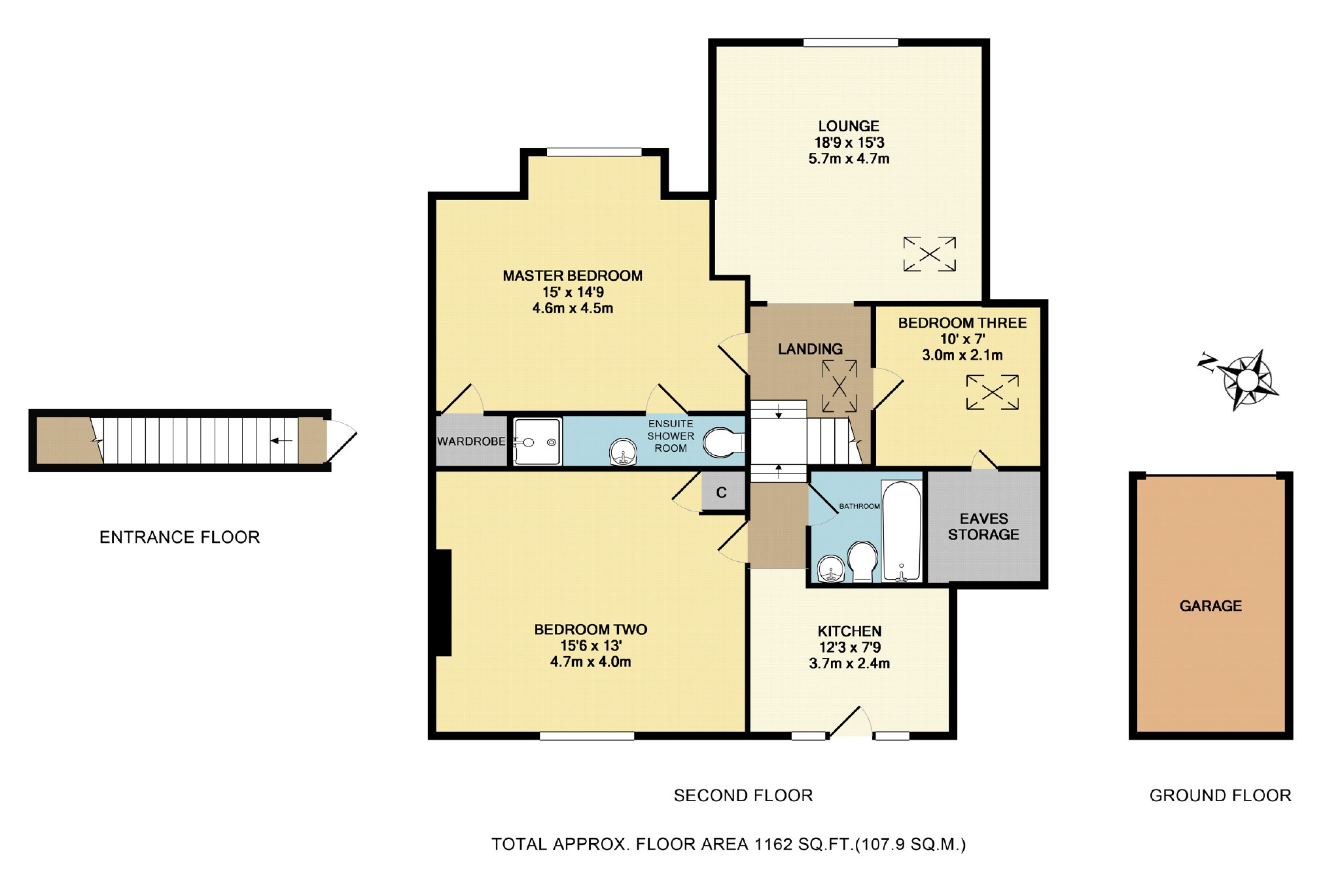 3 Bedrooms Flat for sale in Park Avenue, Harrogate, North Yorkshire HG2