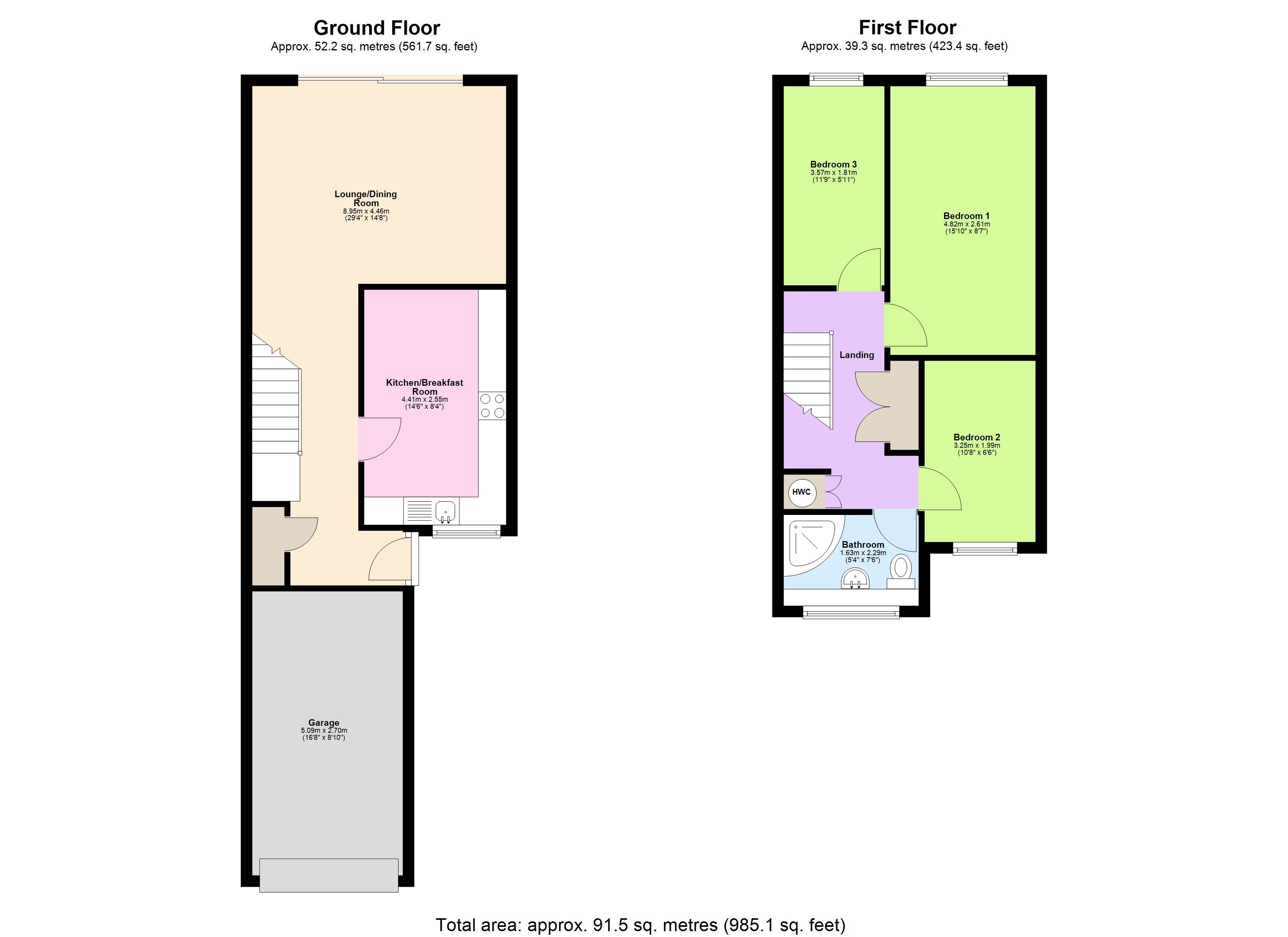 2, Boyce Close, Hertfordshire floorplan