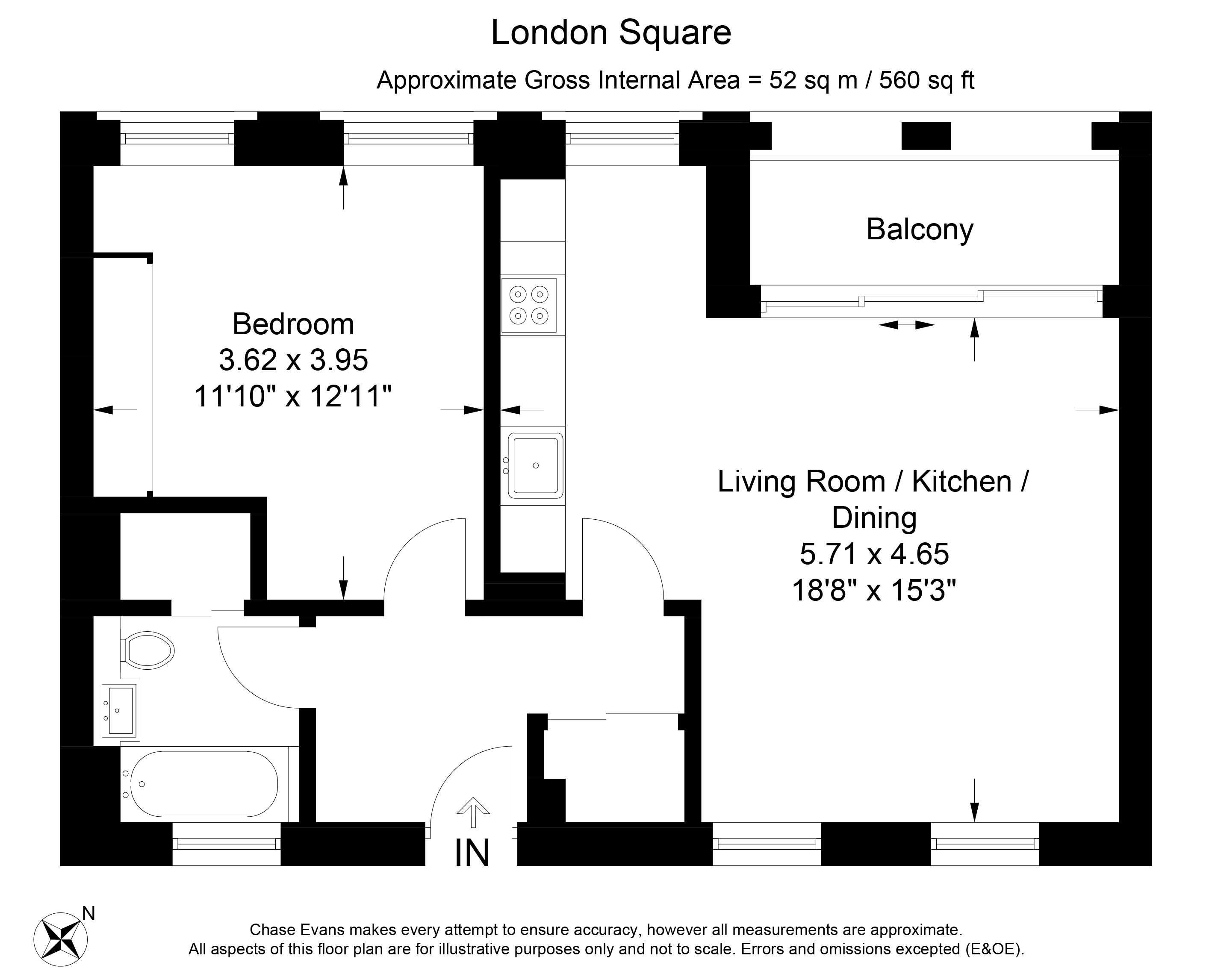 1 Bedrooms Flat to rent in London Square, Spitalfields, London E1