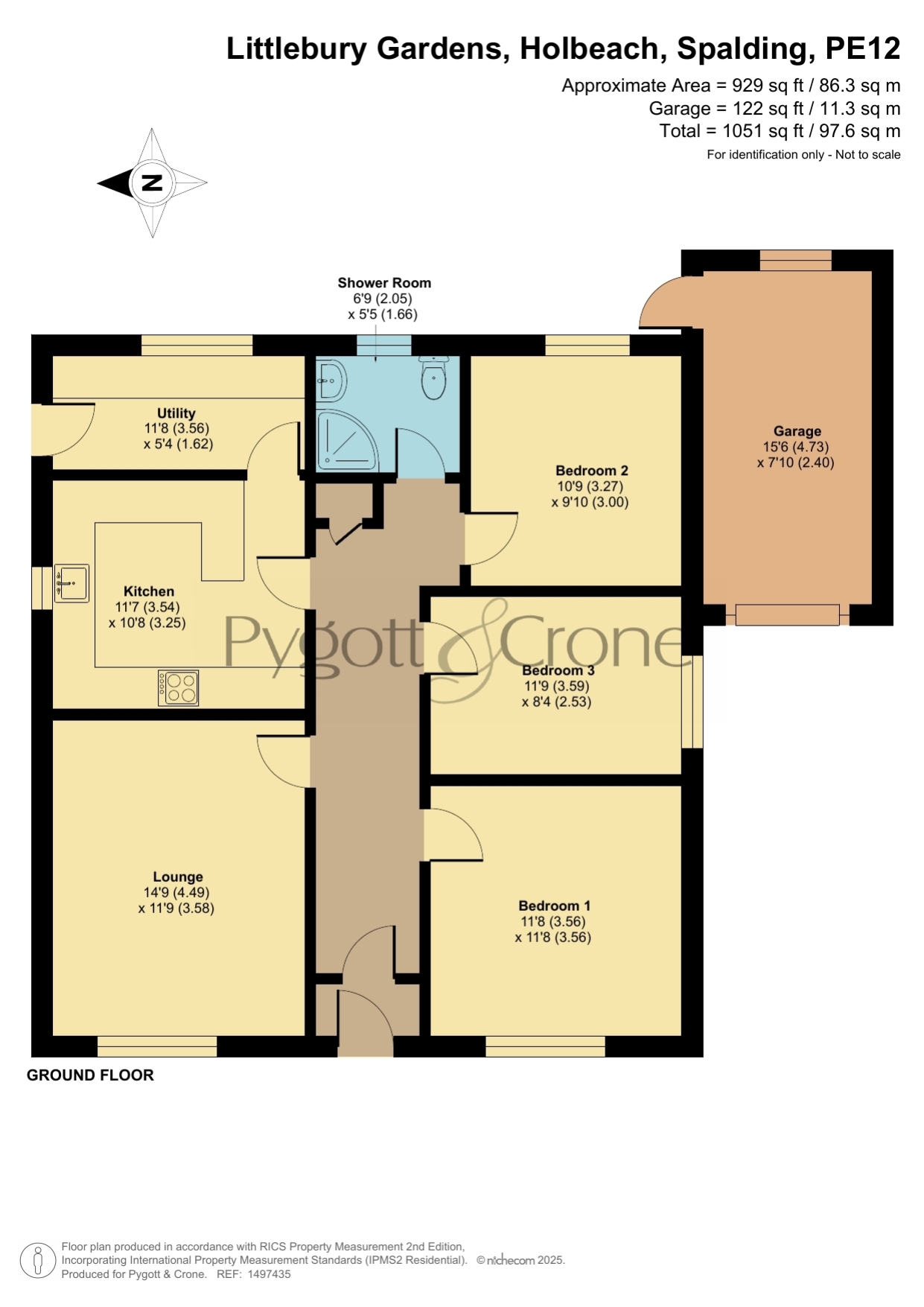 2, Littlebury Gardens, Spalding floorplan