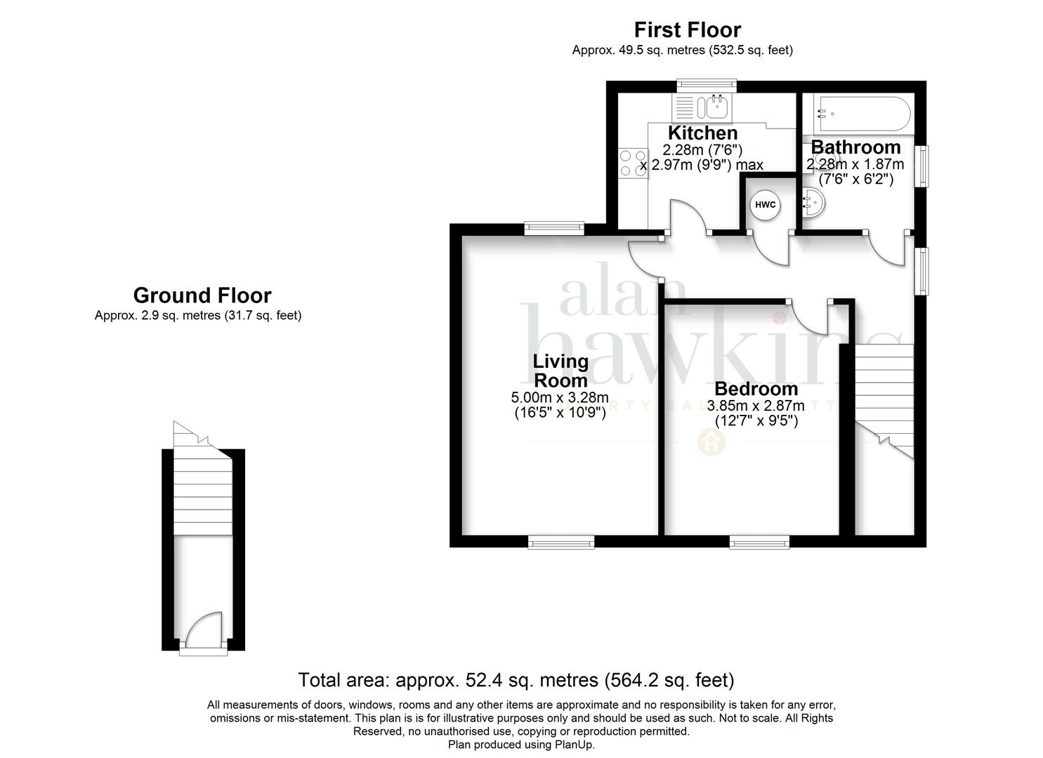 1 Bedrooms Maisonette for sale in Manor House Close, Royal Wootton Bassett, Swindon SN4