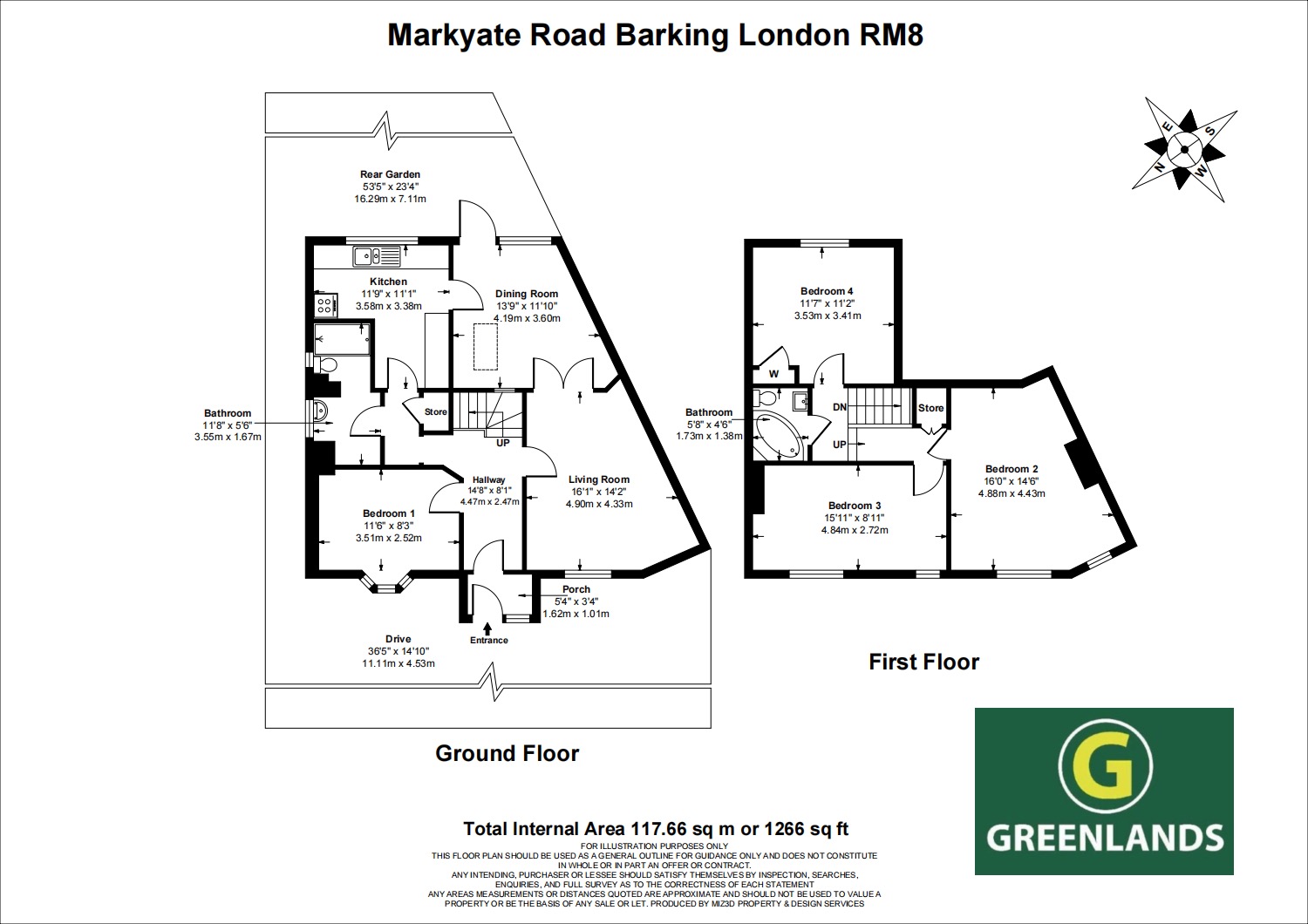 38, Markyate Road, London floorplan