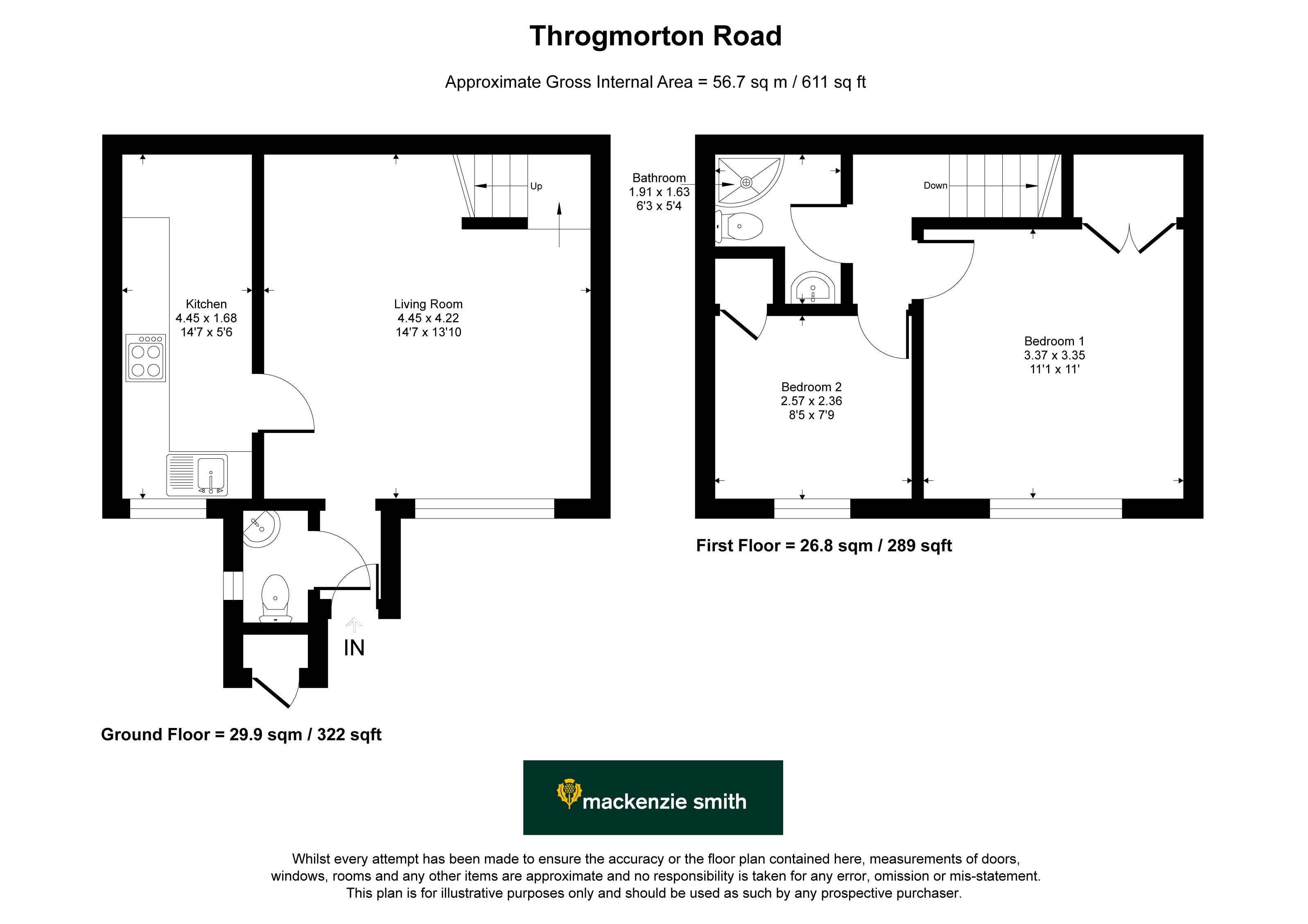 33, Throgmorton Road, Hampshire floorplan