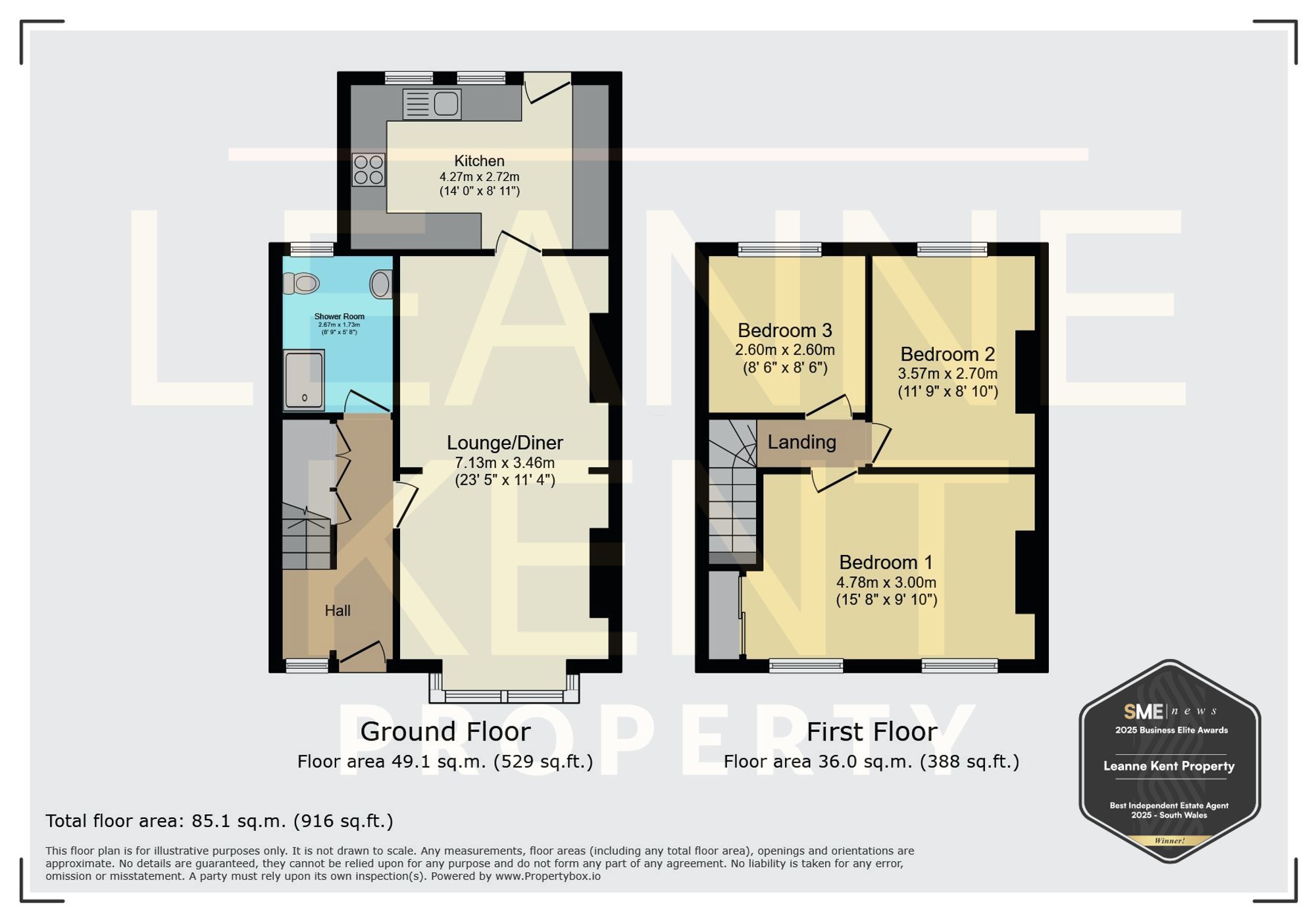 15 The Avenue, Caerphilly floorplan