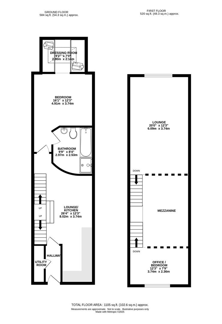 Flat 11A, The Clock Tower, The Galleries, Brentwood floorplan