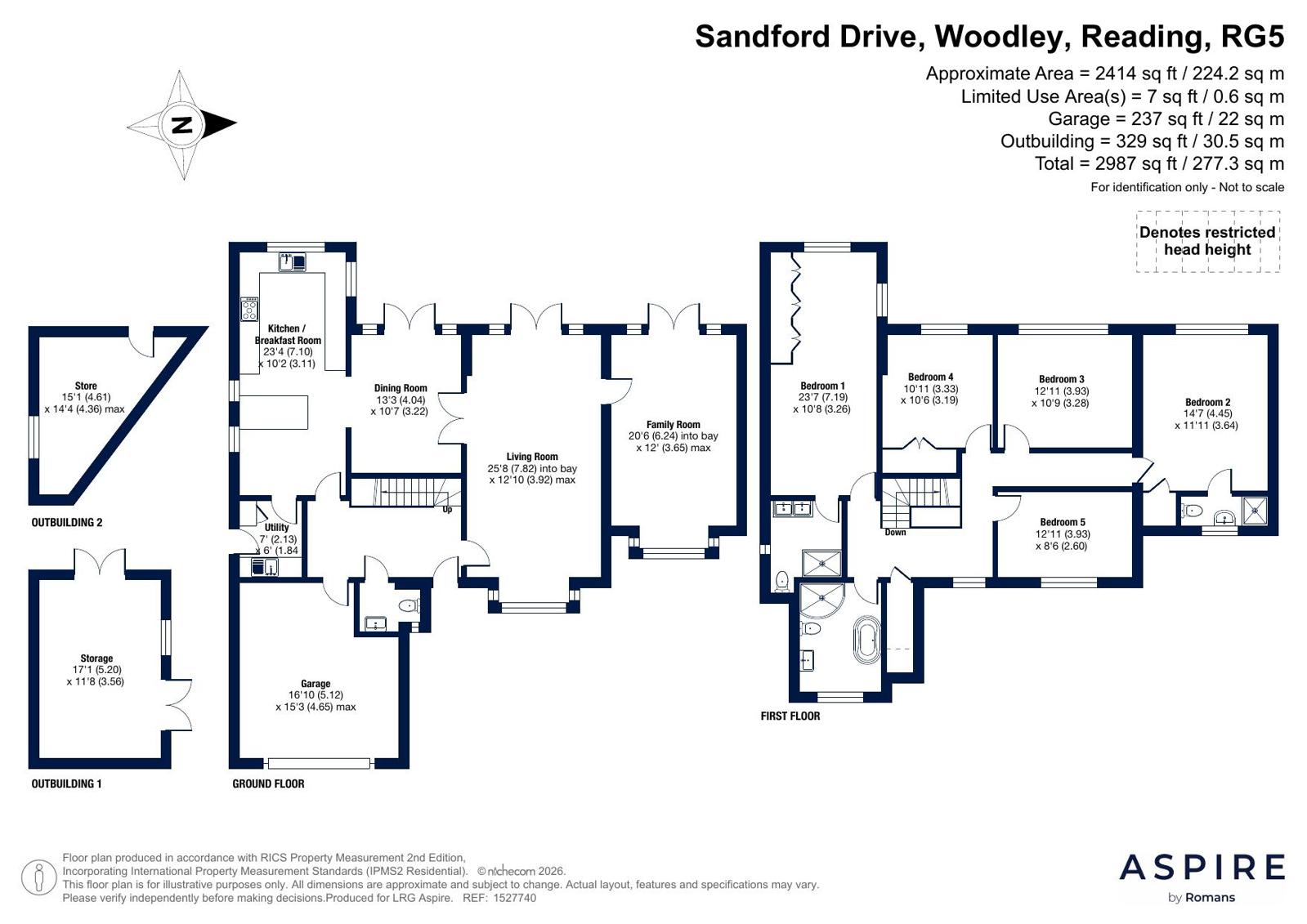 29, Sandford Drive, Reading floorplan
