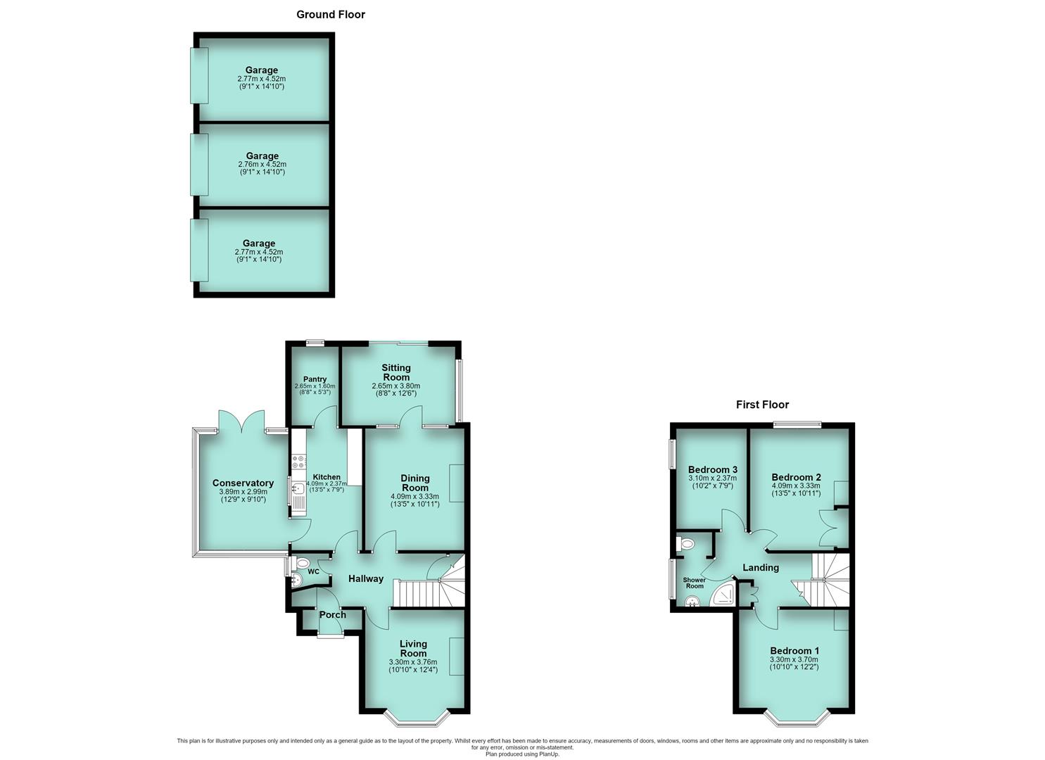 34, Cross Road, Wellingborough floorplan