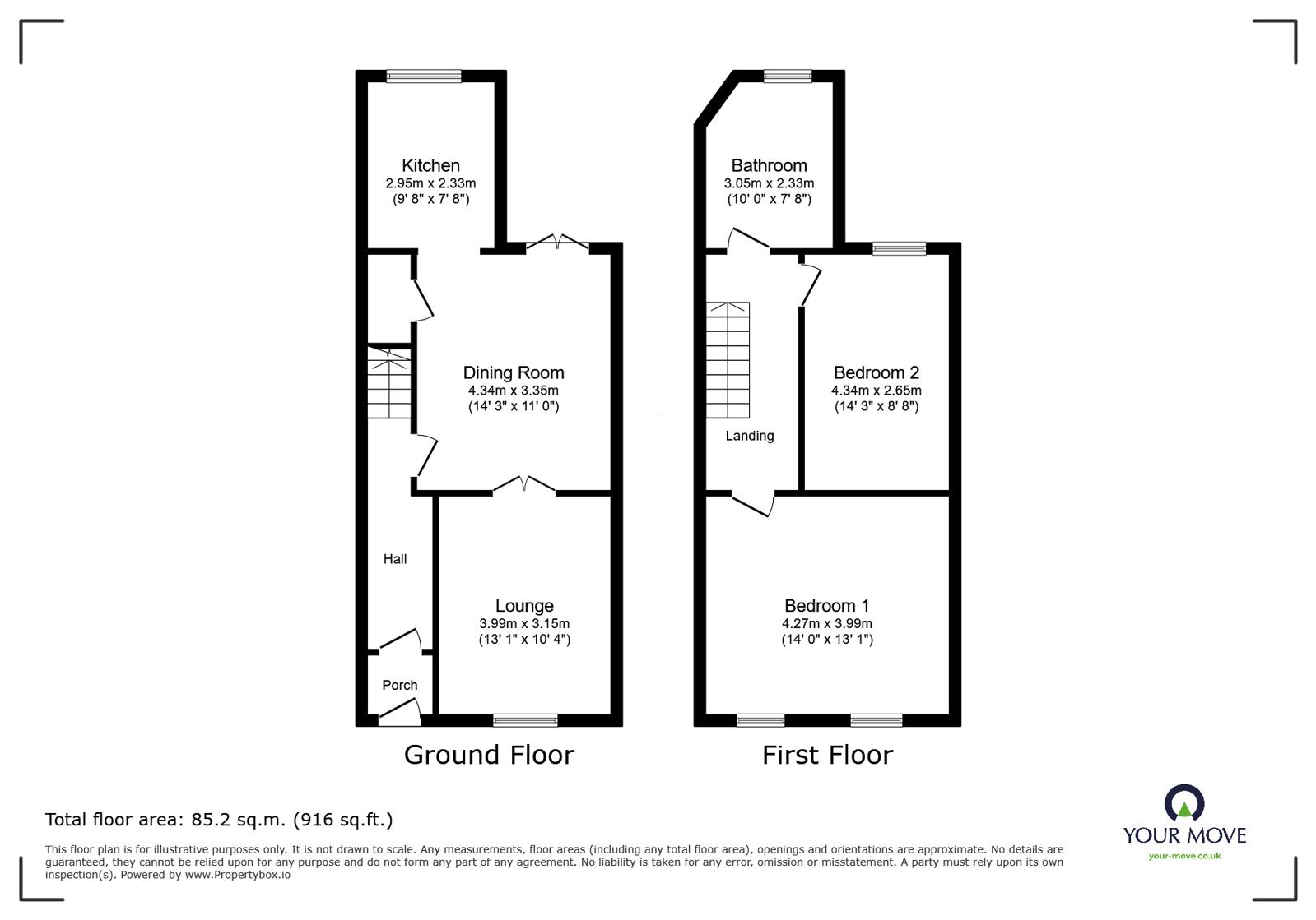 15, Highfield Road, Lancashire floorplan
