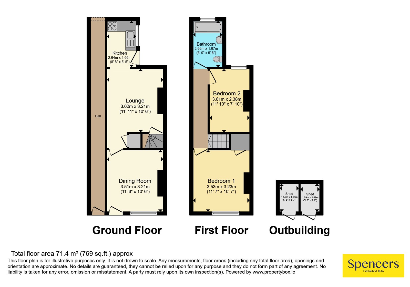 44, Latimer Street, Leicestershire floorplan