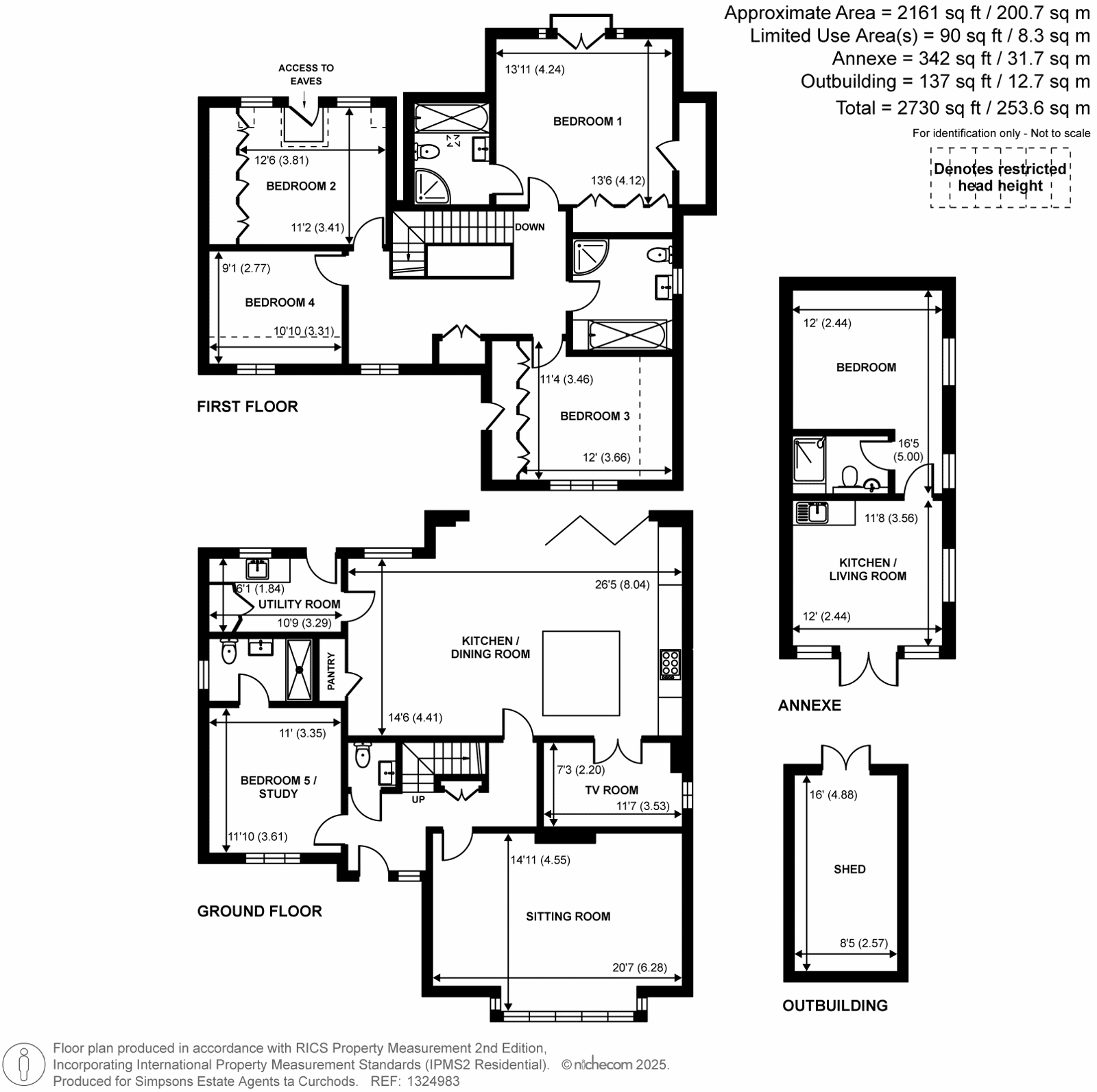 Woodlands,, Stonehill Road, Ottershaw floorplan