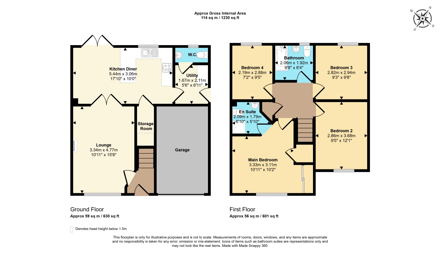 46, Alice Batt Road, Witney floorplan