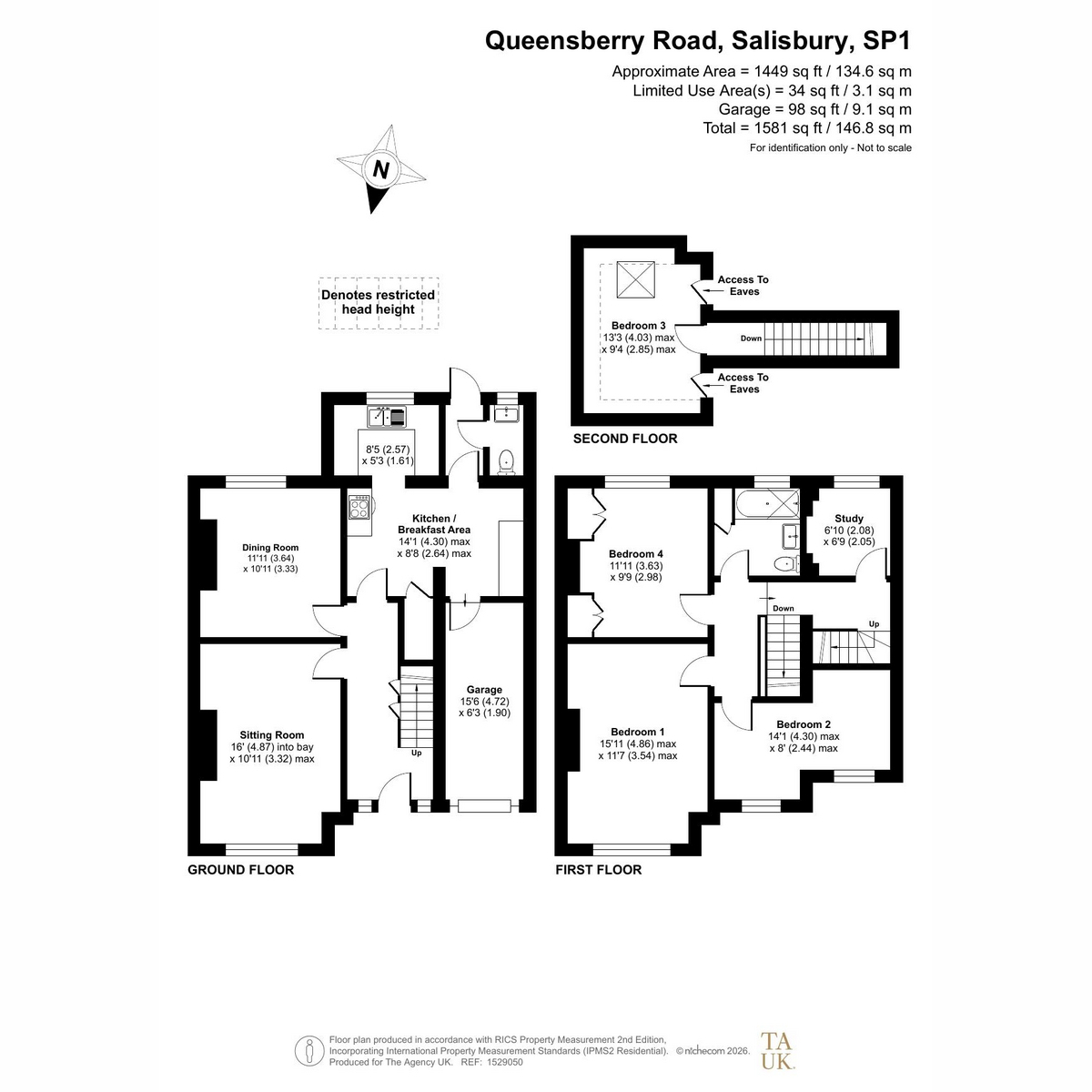 30, Queensberry Road, Salisbury floorplan