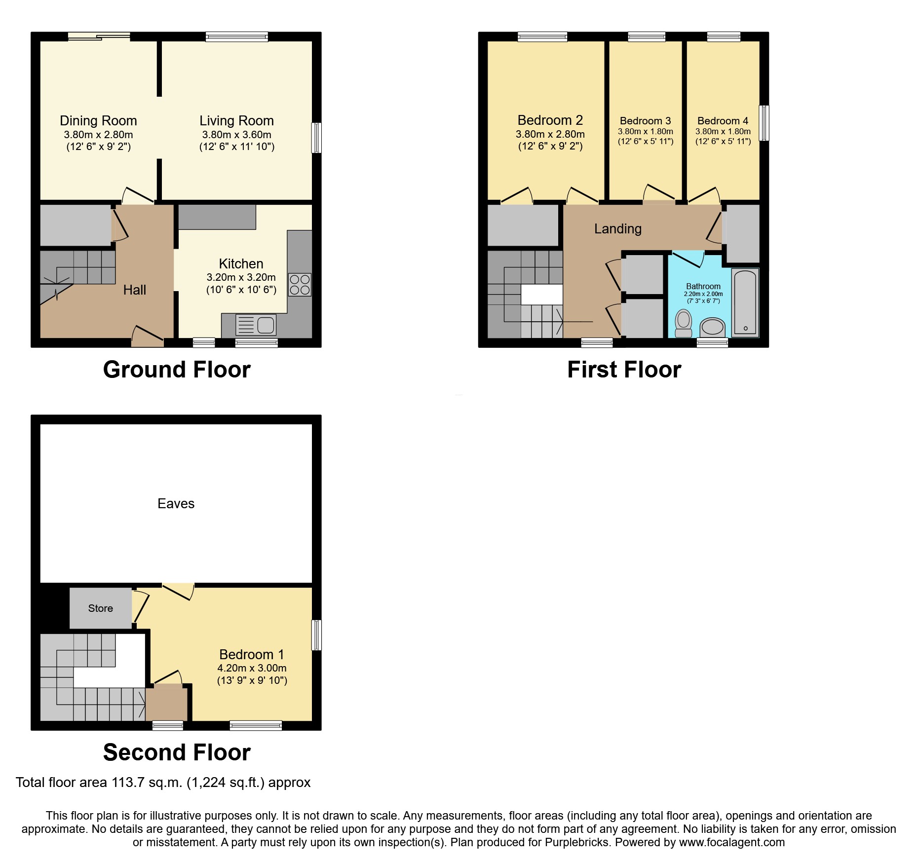 38, Hope Street, Ashton-under-Lyne floorplan