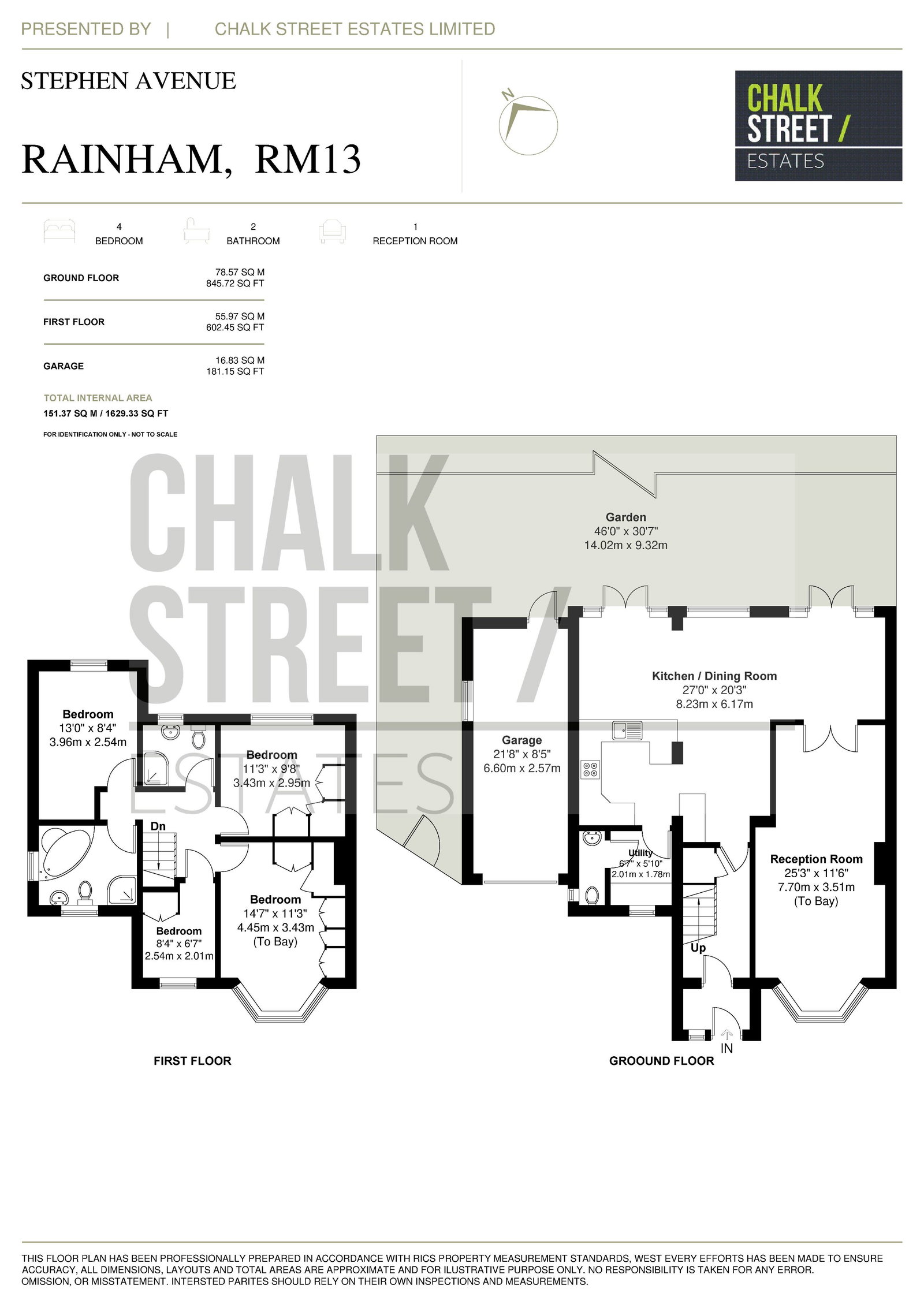 80, Stephen Avenue, Rainham floorplan