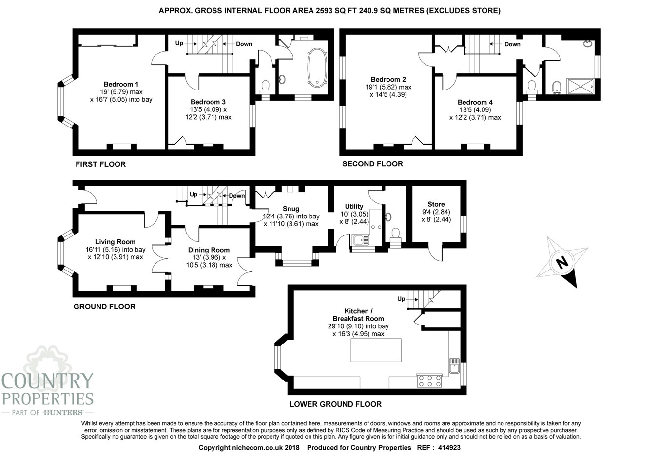 4 Bedrooms Town house for sale in Walsworth Road, Hitchin SG4