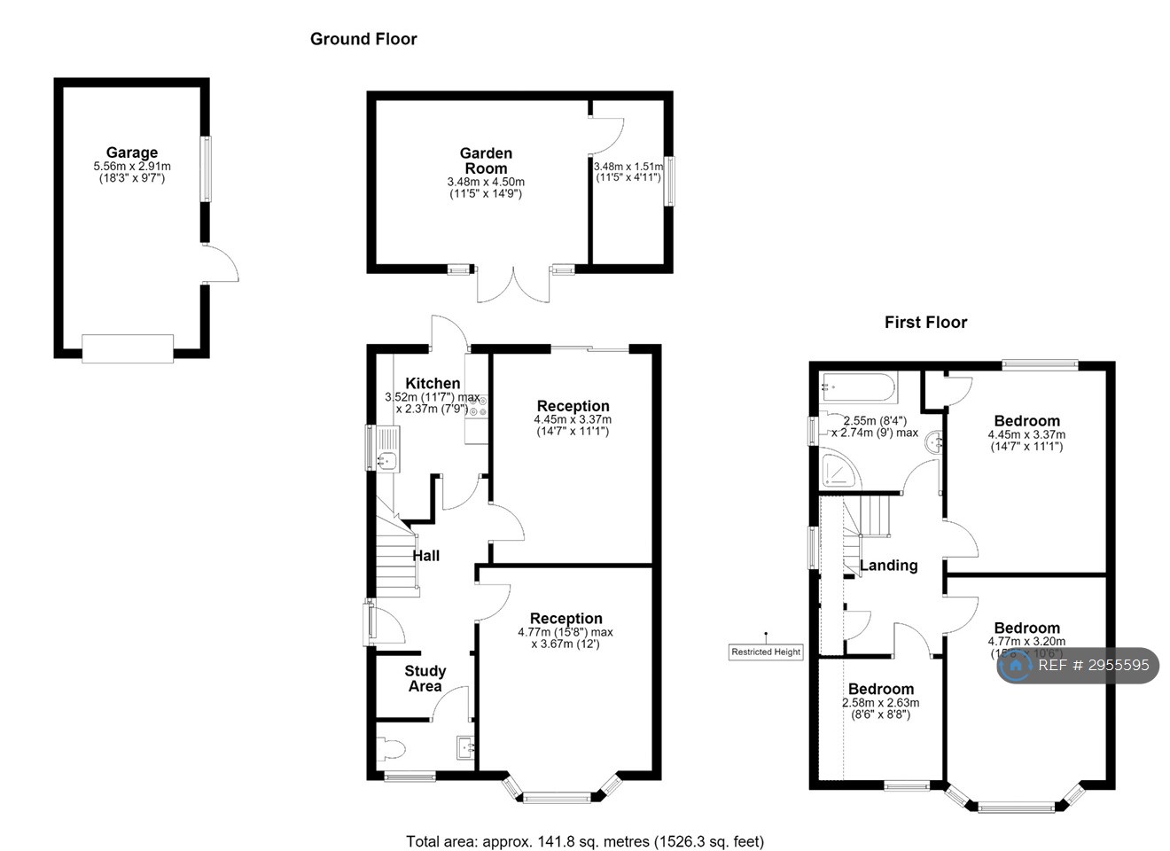 Warwick Avenue, Edgware floorplan