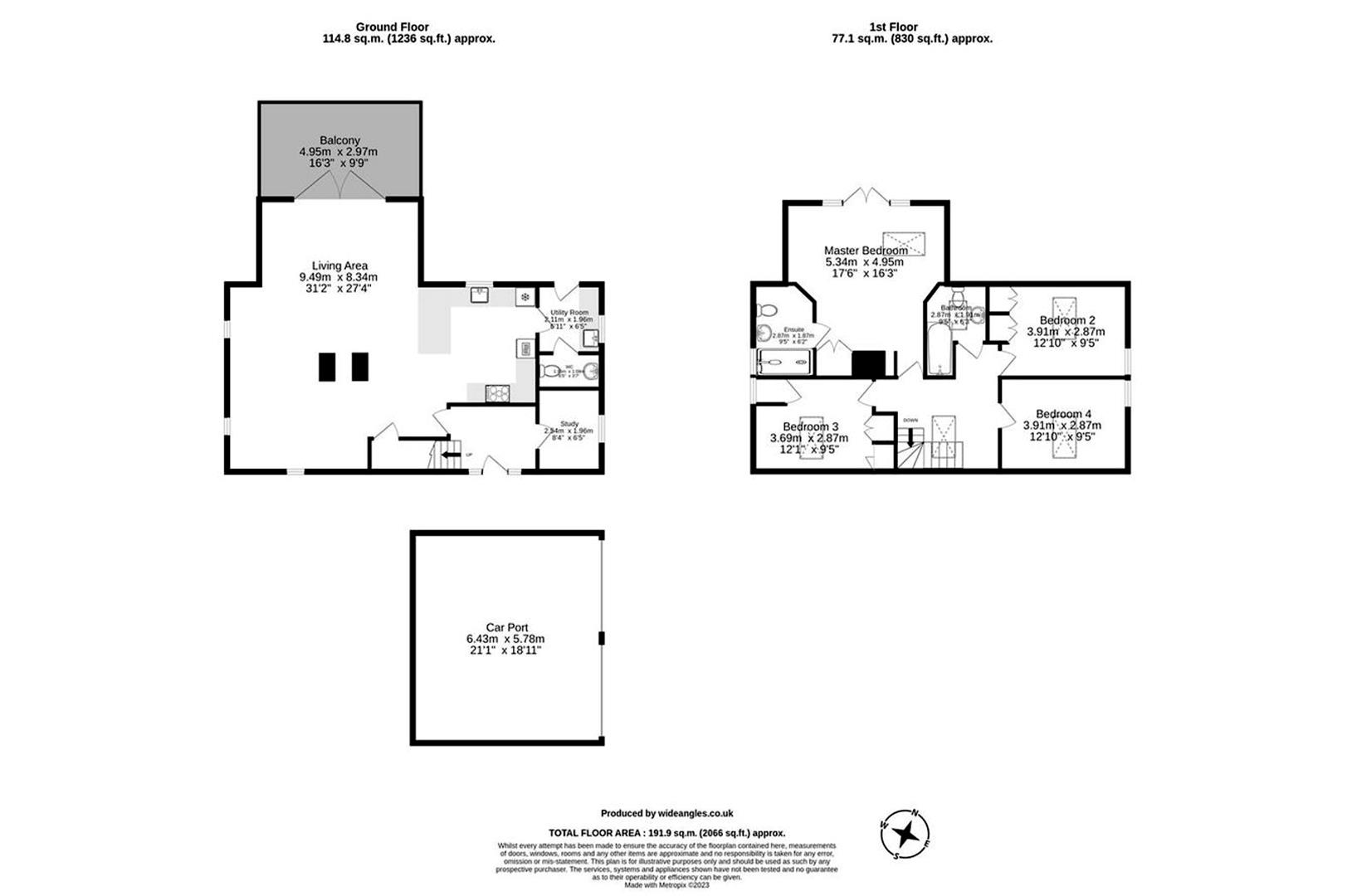 Lime Tree House, South Street, Middle Barton floorplan