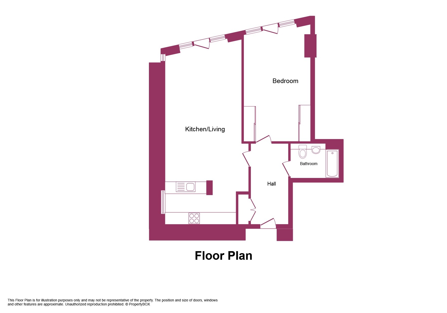 B0501, East Tower, Deansgate floorplan
