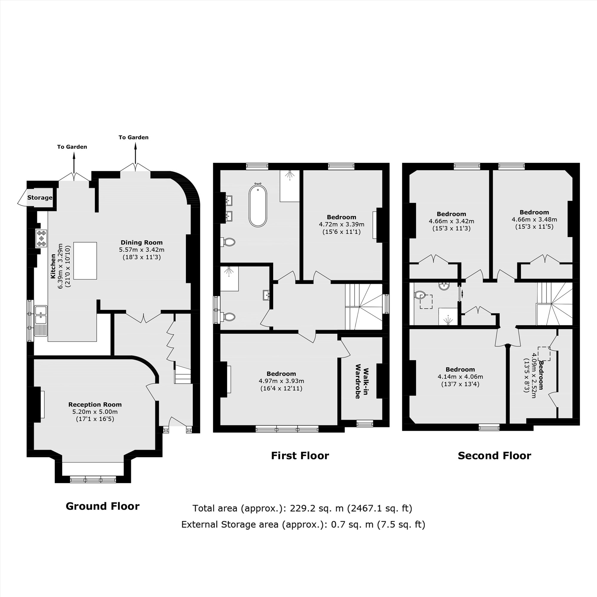 163, Barry Road, London floorplan