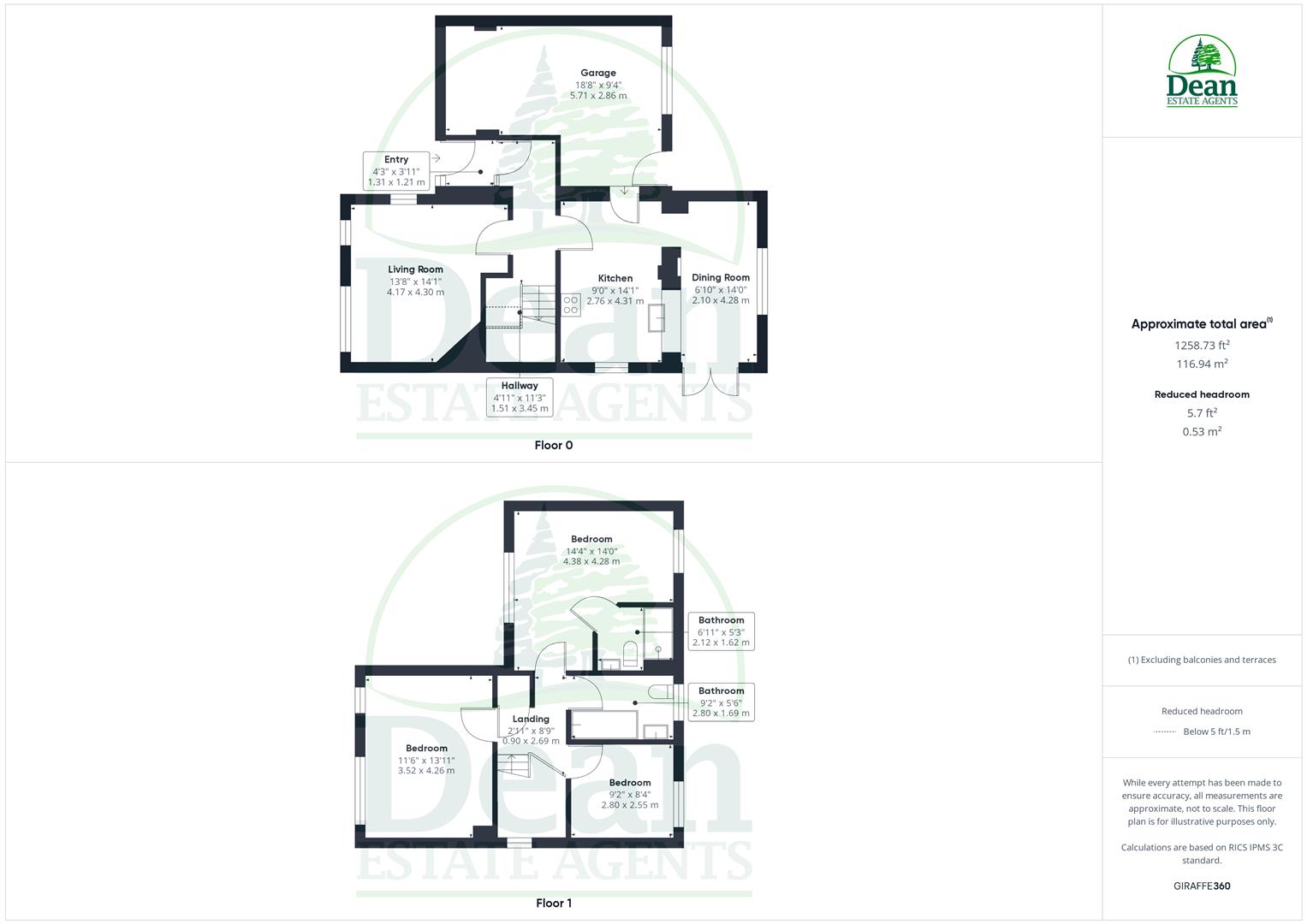 Antler House, Stag Hill, Yorkley floorplan