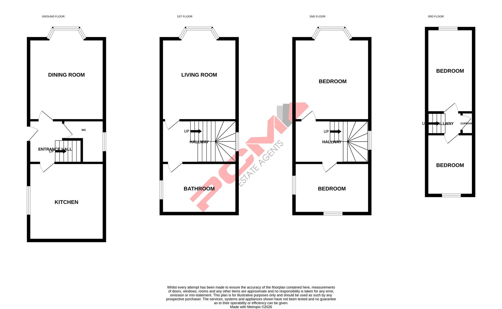 5, East Parade, Hastings floorplan