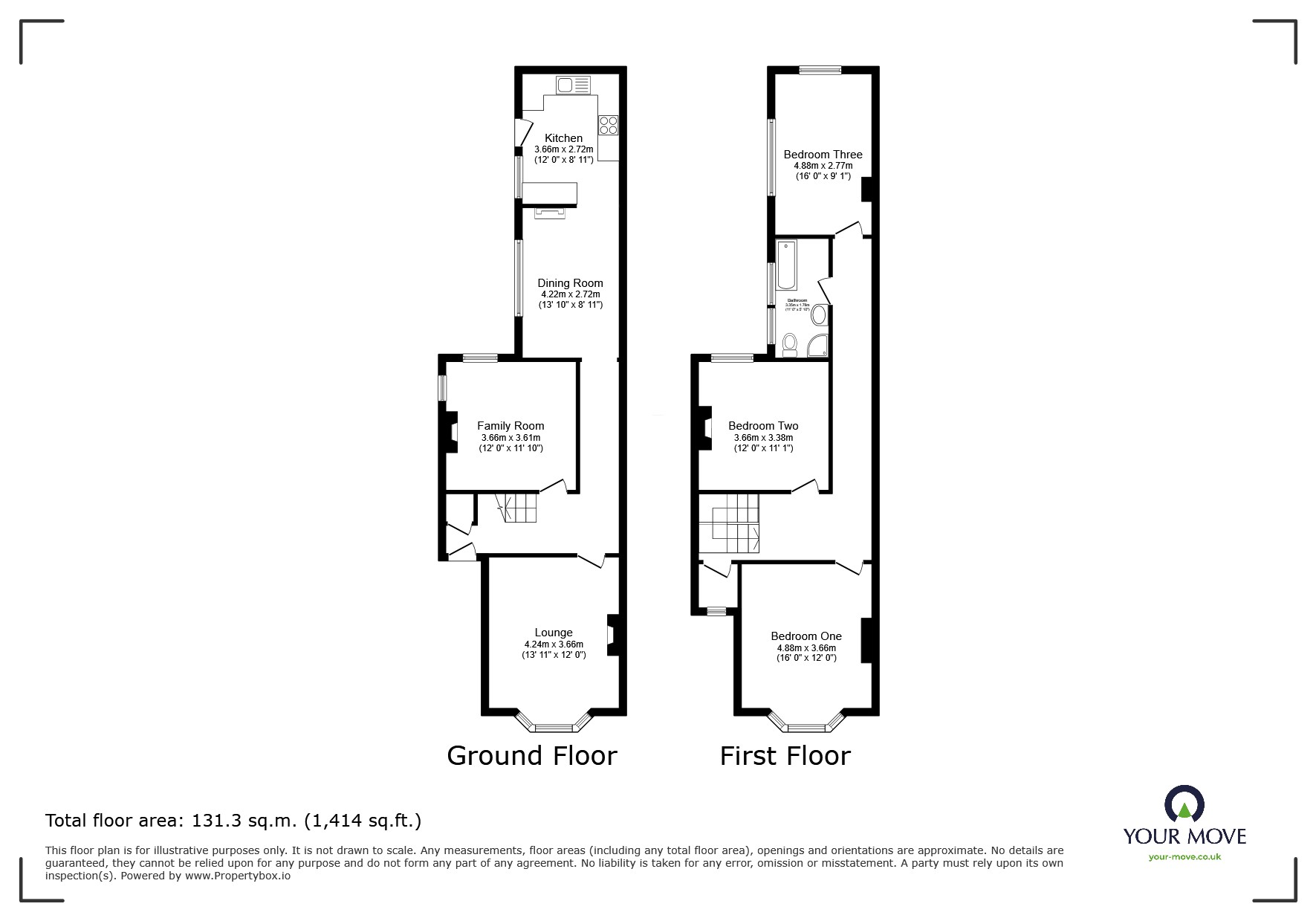 137, London Road, Leicestershire floorplan