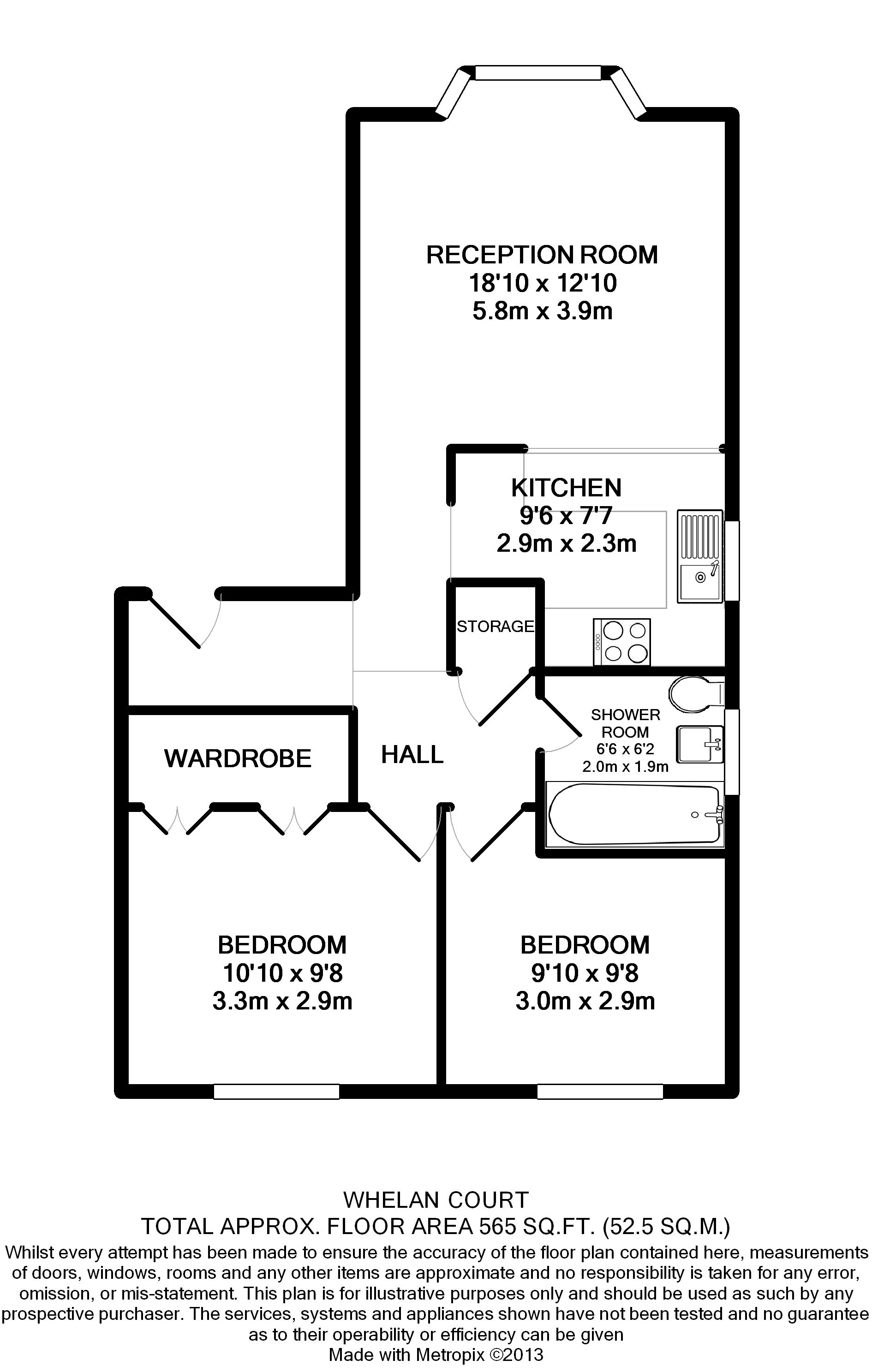 2 Bedrooms Flat to rent in Whelan Court, 159 Worton Road, Isleworth TW7