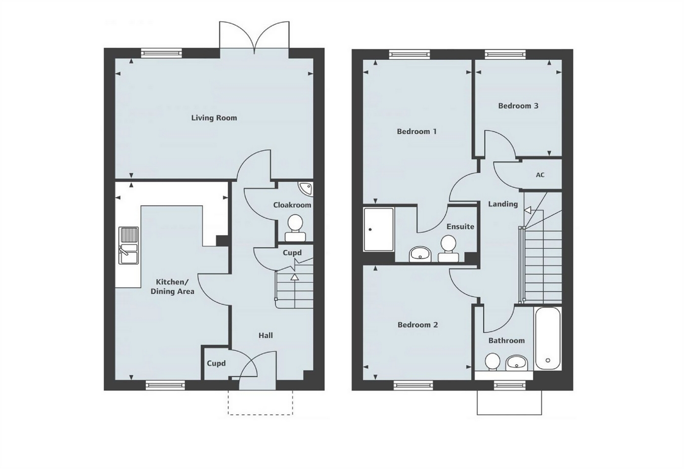 3 Bedrooms Semi-detached house for sale in Watercress Rise, Biddenham, Bedford MK40